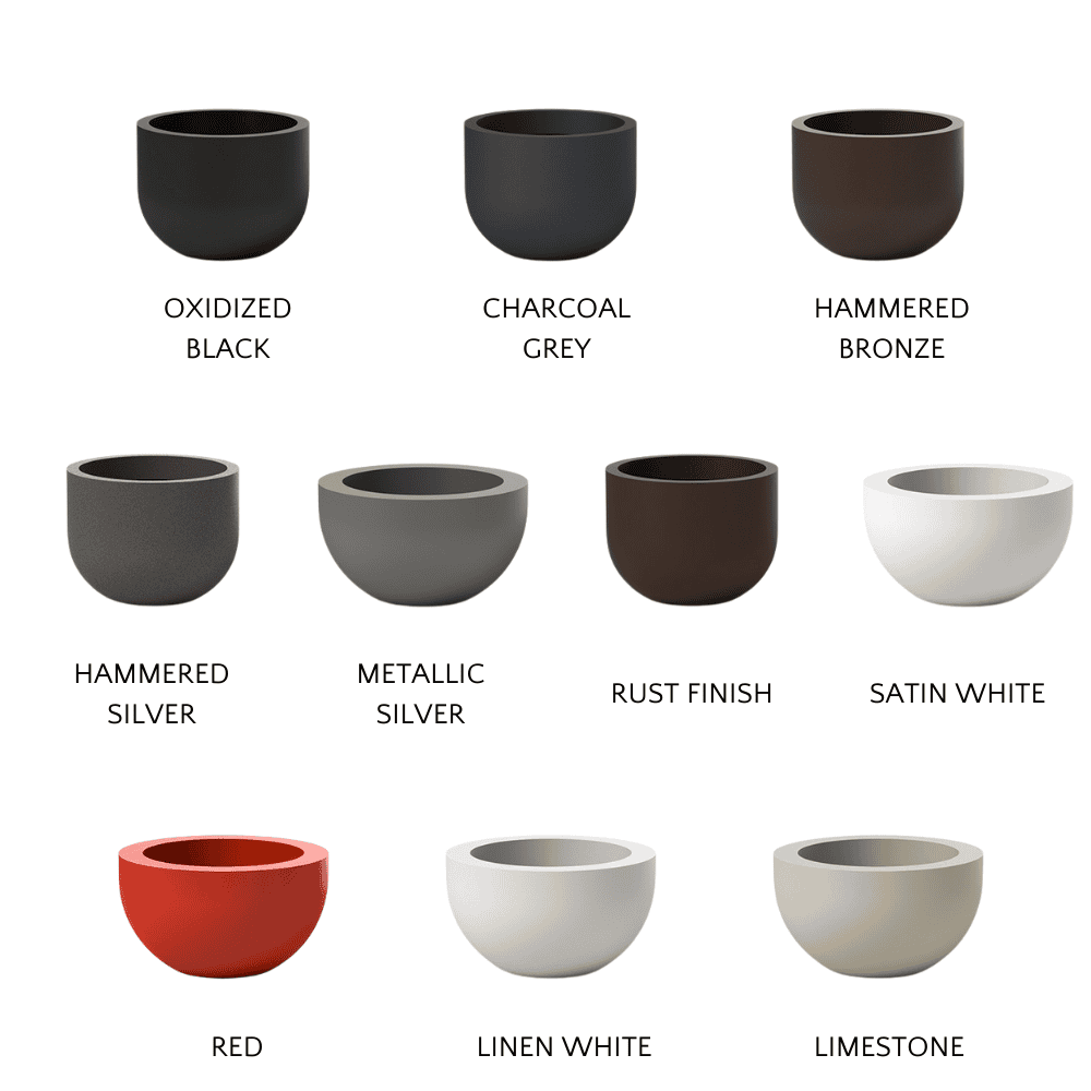 Stylish Capsule Outdoor Planter for Garden, Patio & Balcony - Modern Self-Watering Flower Pot for Plants & Succulents - Perfect for Home Decor & Small Space Gardening