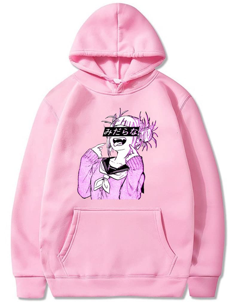 Symish Anime Todoroki Shoto & Izuku Midoriya Hoodie - Women's Casual Outerwear Jacket for Cosplay, Streetwear & Winter Fashion