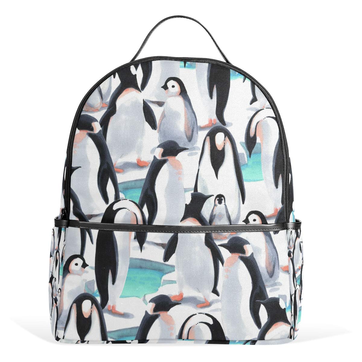 Waterproof Penguin Backpack for Women & Girls - Cute Animal Print School Bag, Travel Daypack, Bookbag for College, Work, Outdoor Activities | Perfect for Teens, Kids & Casual Use