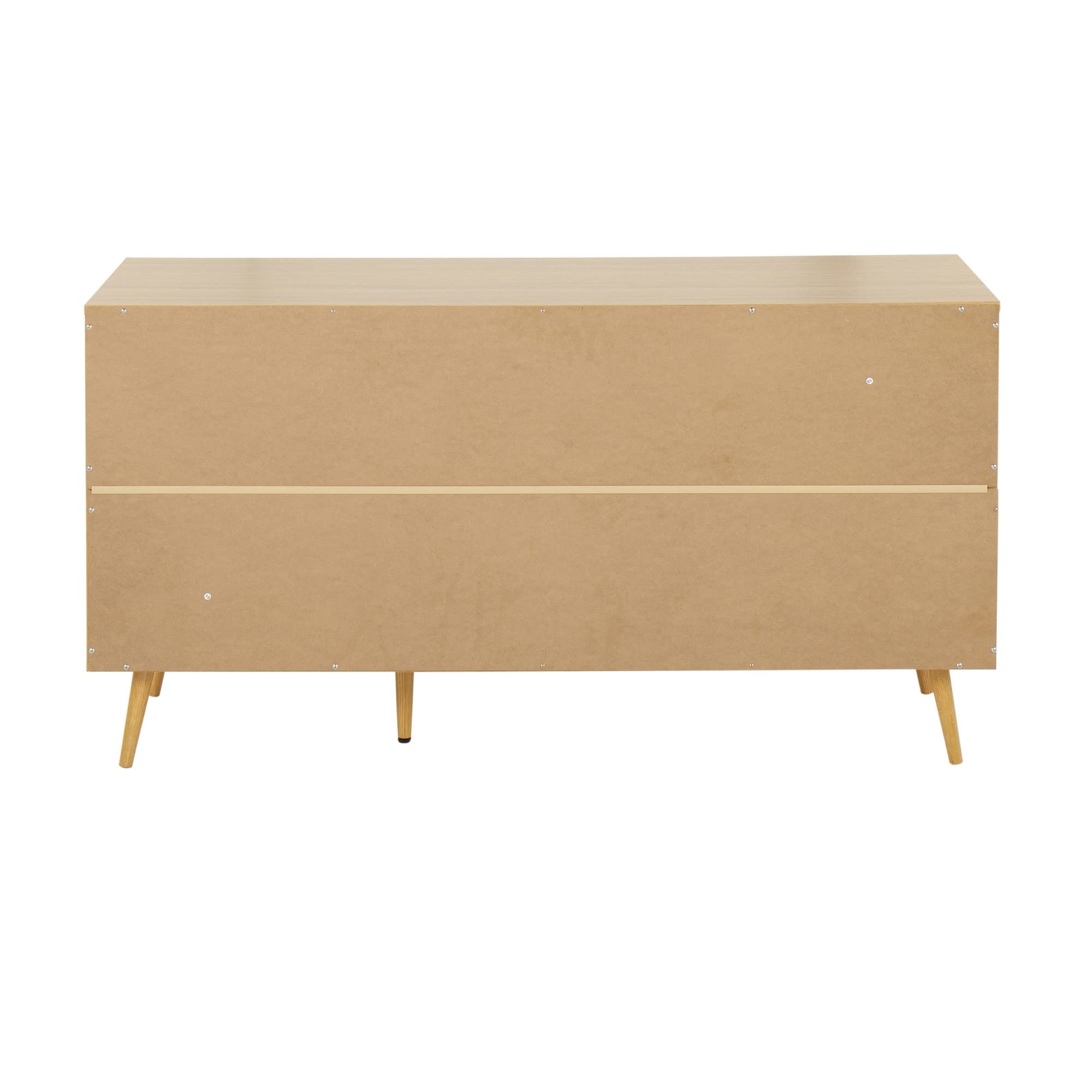 LumiSource Astro White TV Stand with Storage - Modern Entertainment Center & Media Console for Living Room, Bedroom, Home Theater - Perfect for Organizing TV, Gaming Consoles & Home Decor