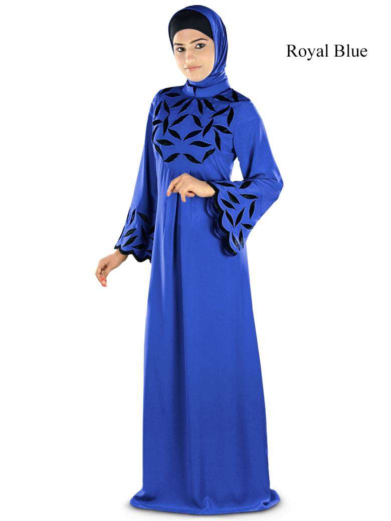 Elegant Mahreen Abaya - Modest Islamic Dress for Women - Perfect for Prayer, Eid, and Special Occasions