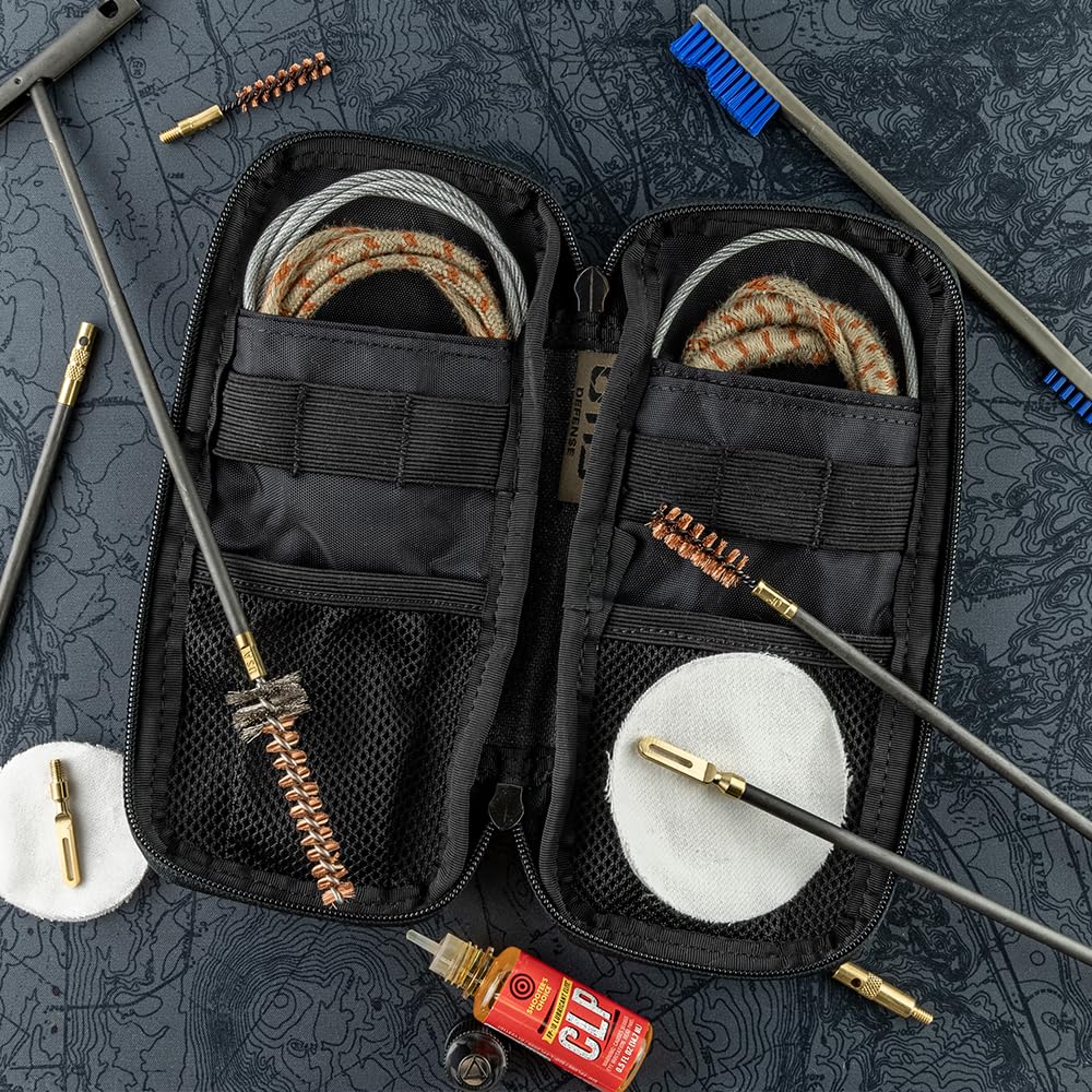 Otis Technology Defender Series Gun Cleaning Kit for Pistols & Rifles - Choose Your Caliber | Perfect for Firearm Maintenance at Home, Range & Hunting