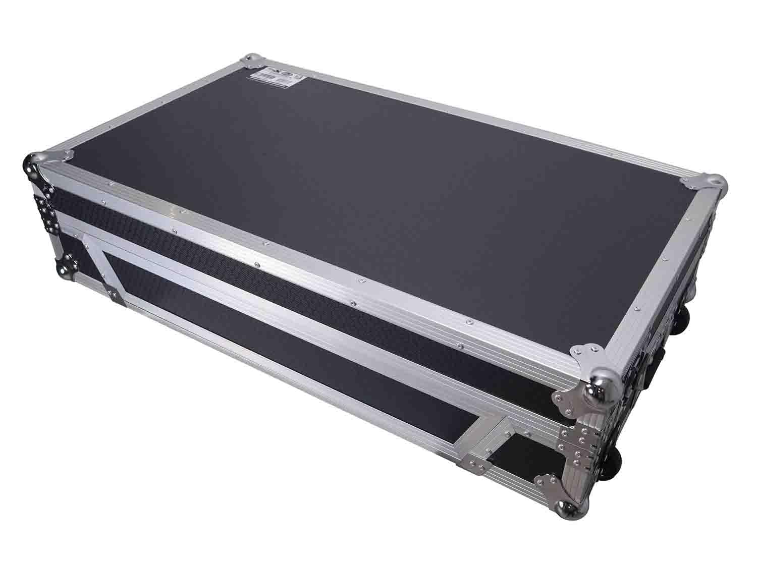 ProX XS-OPUSQUADW ATA Flight Case for Pioneer Opus Quad DJ Controller - Heavy Duty Road Case with 1U Rack Space & Wheels | Perfect for Touring DJs & Mobile Performances