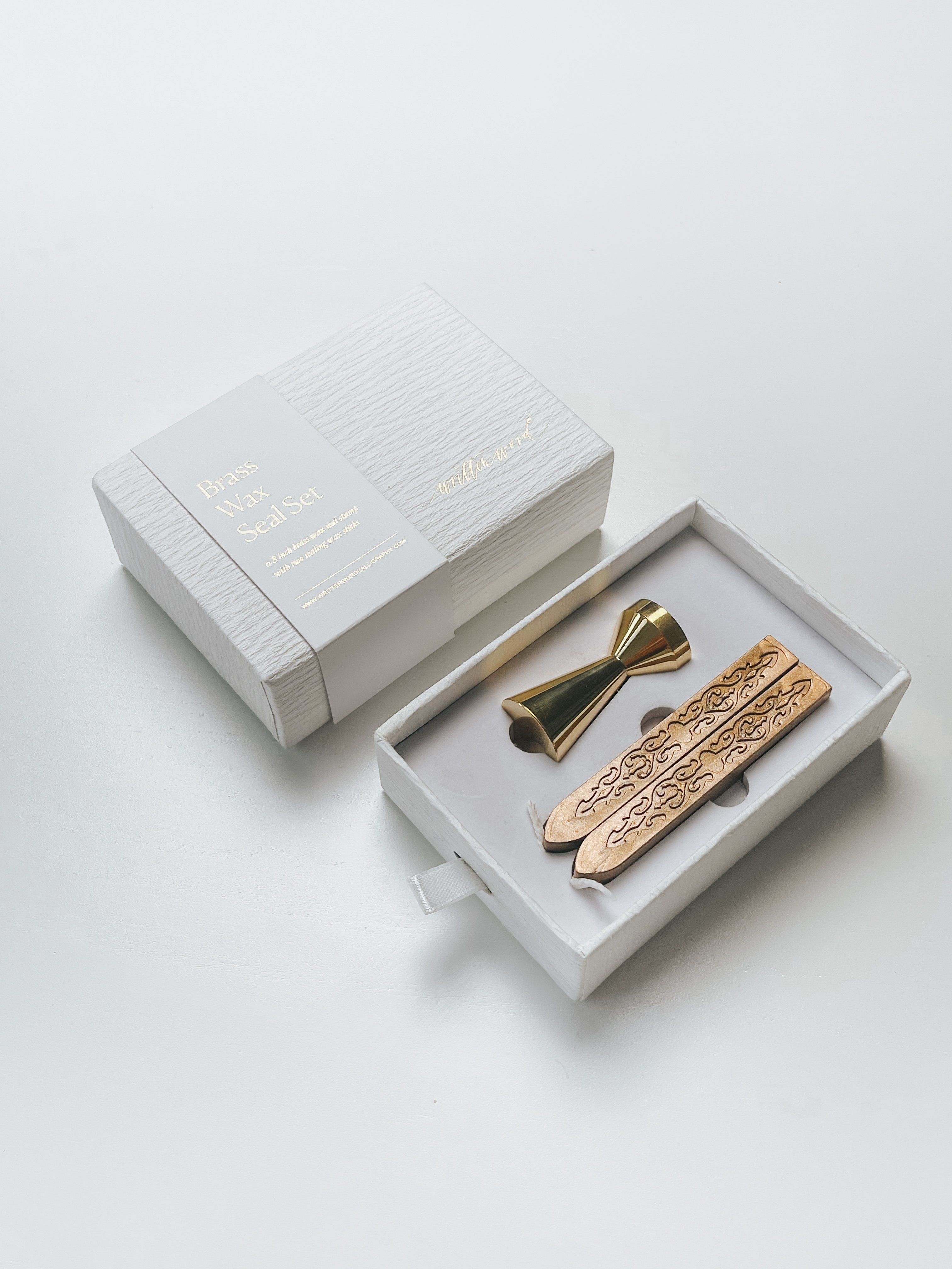 Premium Beeswax Seal Stamps for Wedding Invitations, Letters & DIY Crafts - Handmade Wax Seal Kit with Custom Initials & Designs