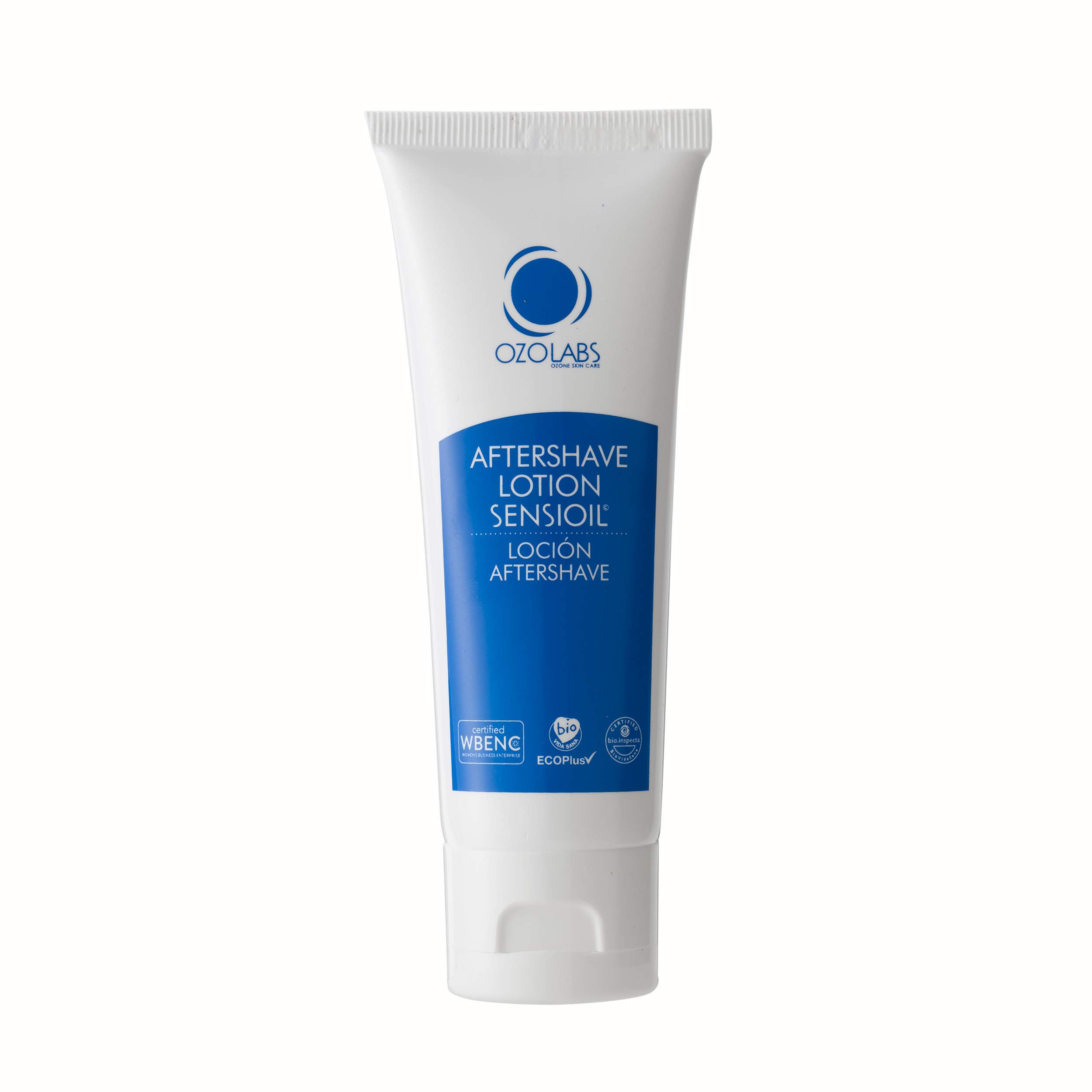 OZOLABS® Organic Ozonated After Shave Lotion for Men - 2.5 fl oz | ISO 9001 Certified | Soothes & Hydrates Skin | Perfect for Post-Shave Care & Daily Skincare Routine