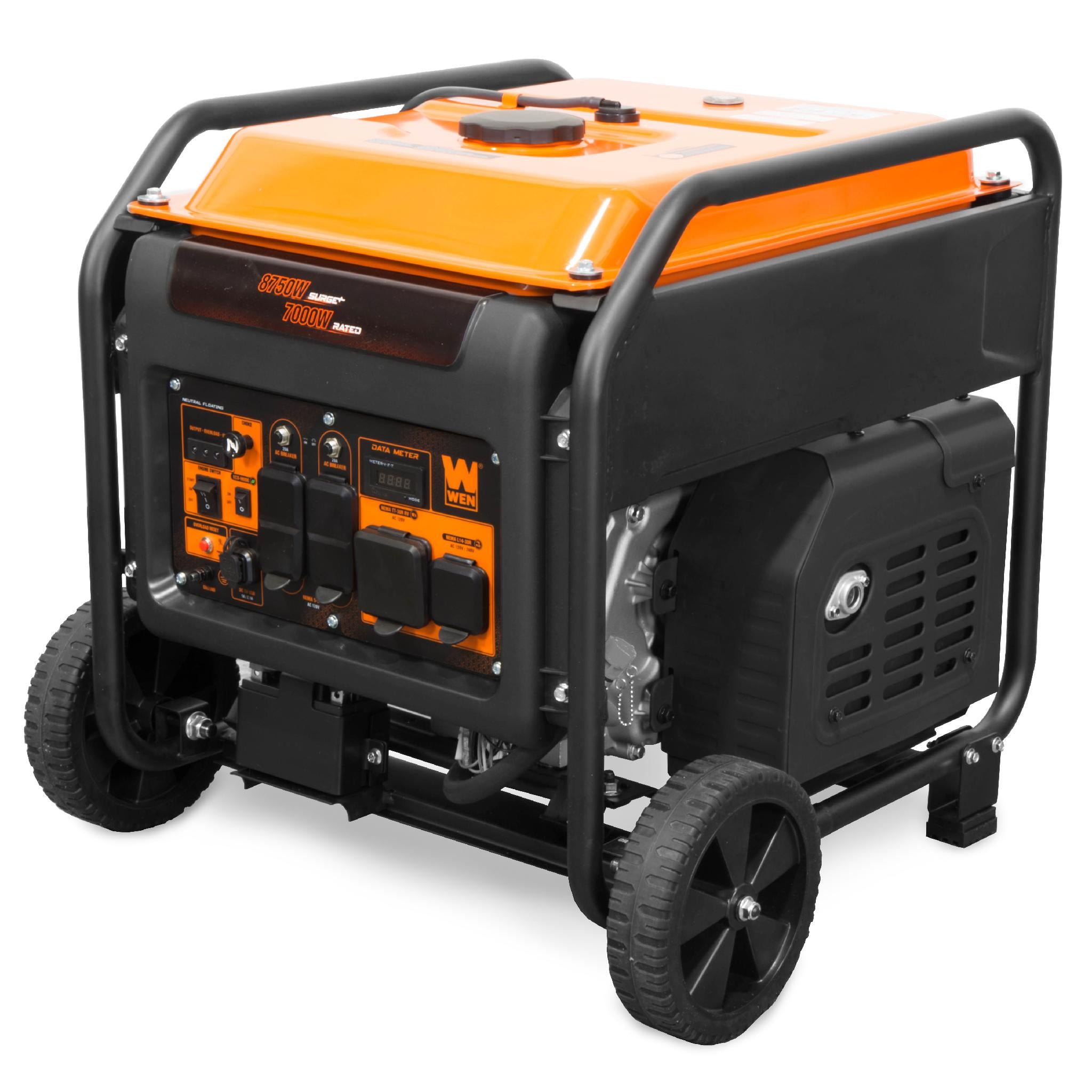 **WEN GN875i 8750-Watt Portable Inverter Generator with Electric Start - 120V/240V RV Ready, CARB Compliant - Ideal for Camping, Home Backup & Outdoor Power Needs**