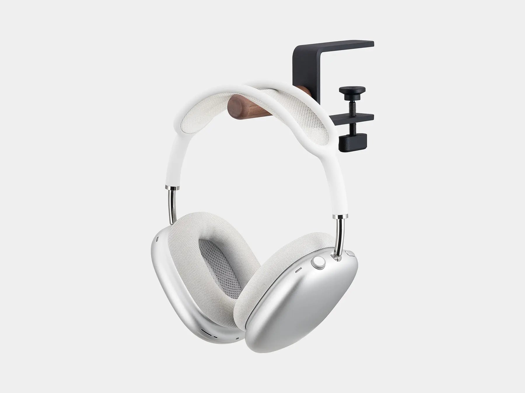 Premium Desk Mounted Headphone Hook - Space Saving Headset Holder for Gaming, Office & Home Use - Durable Metal Headphone Stand for Ergonomic Workspace Organization