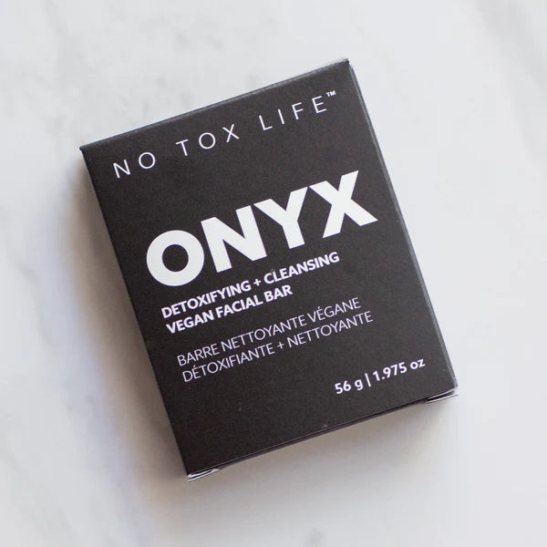 ONYX Detoxifying Charcoal Cleansing Bar - Deep Pore Cleanser for Acne & Blackheads - Perfect for Daily Skincare & Travel