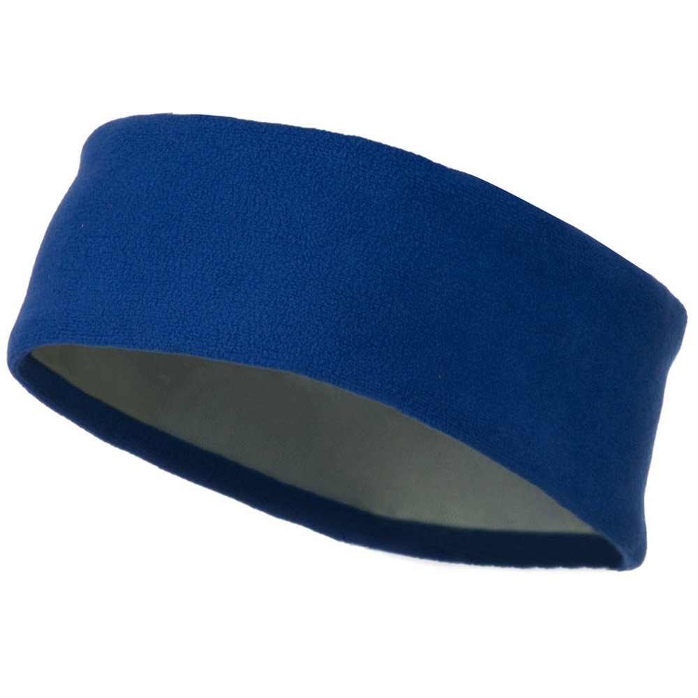 Moisture Wicking Fleece Headband for Women - Soft & Breathable Winter Headband for Running, Yoga & Outdoor Activities - Royal Blue W13S29B