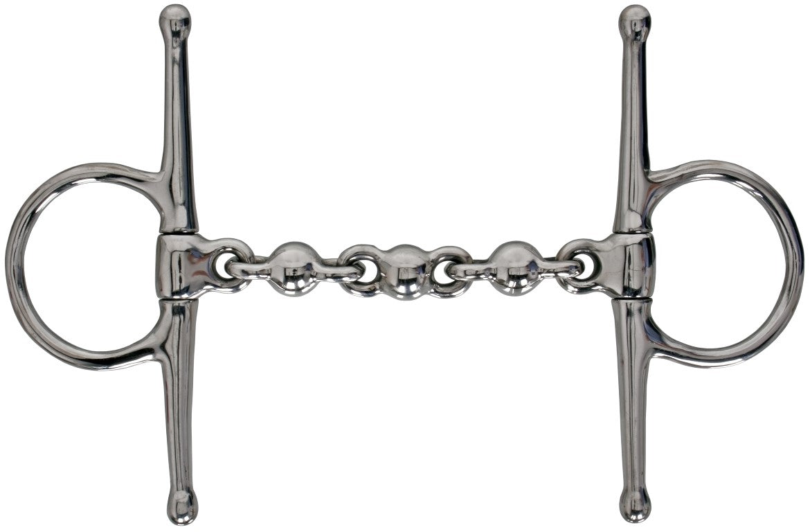 Blue Tag Stainless Steel Long Cheek Waterford Bit for Horses - Perfect for Dressage, Jumping & Western Riding