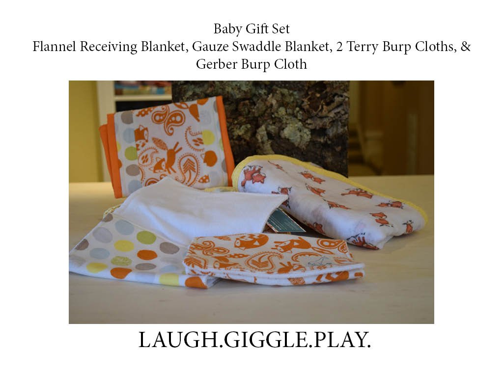 Heirloom Baby Gift Set - Adorable Fox Design - Gender Neutral Newborn Present for Showers, Birthdays & Christenings