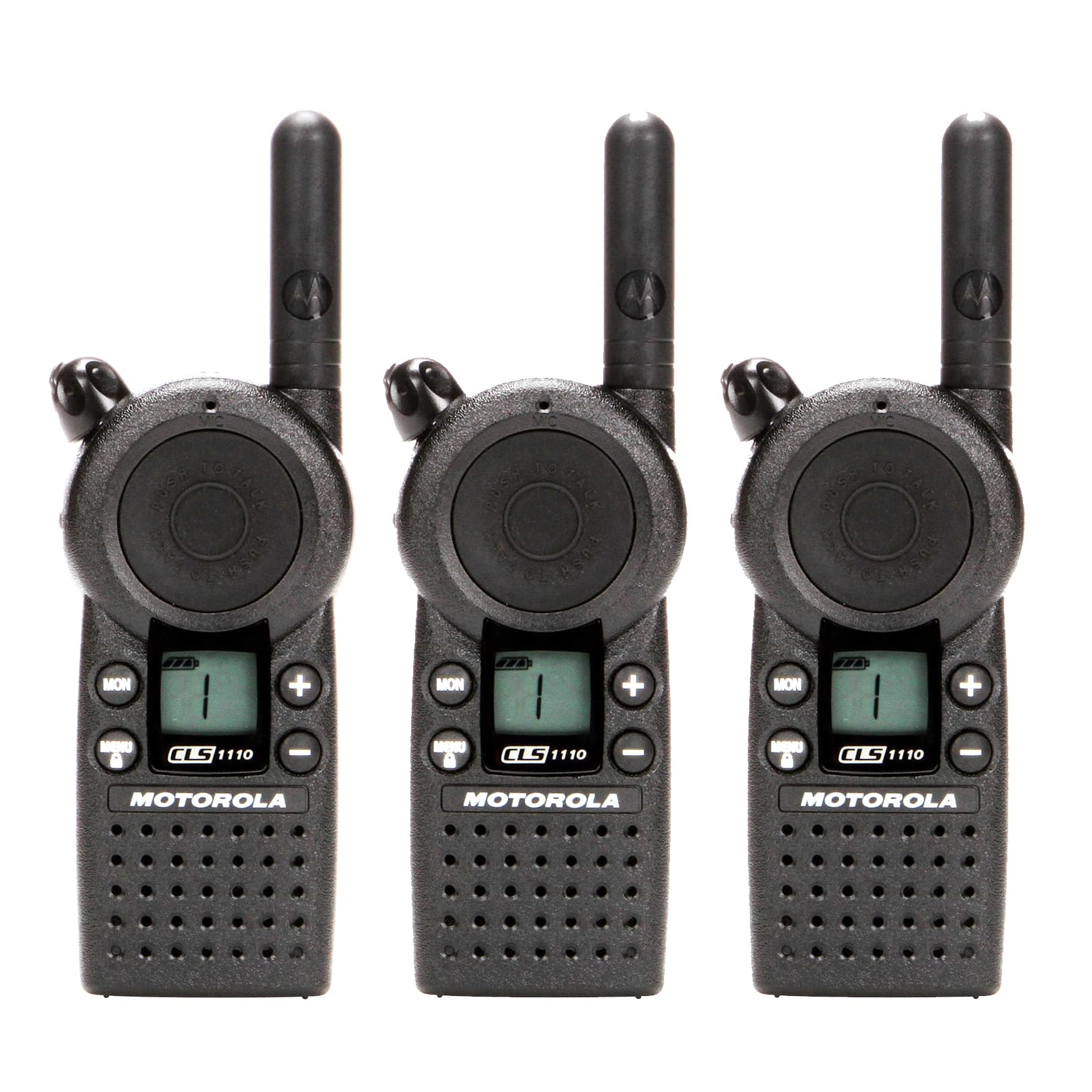 Motorola CLS1110 UHF Walkie Talkies - 3 Pack for Outdoor Adventures