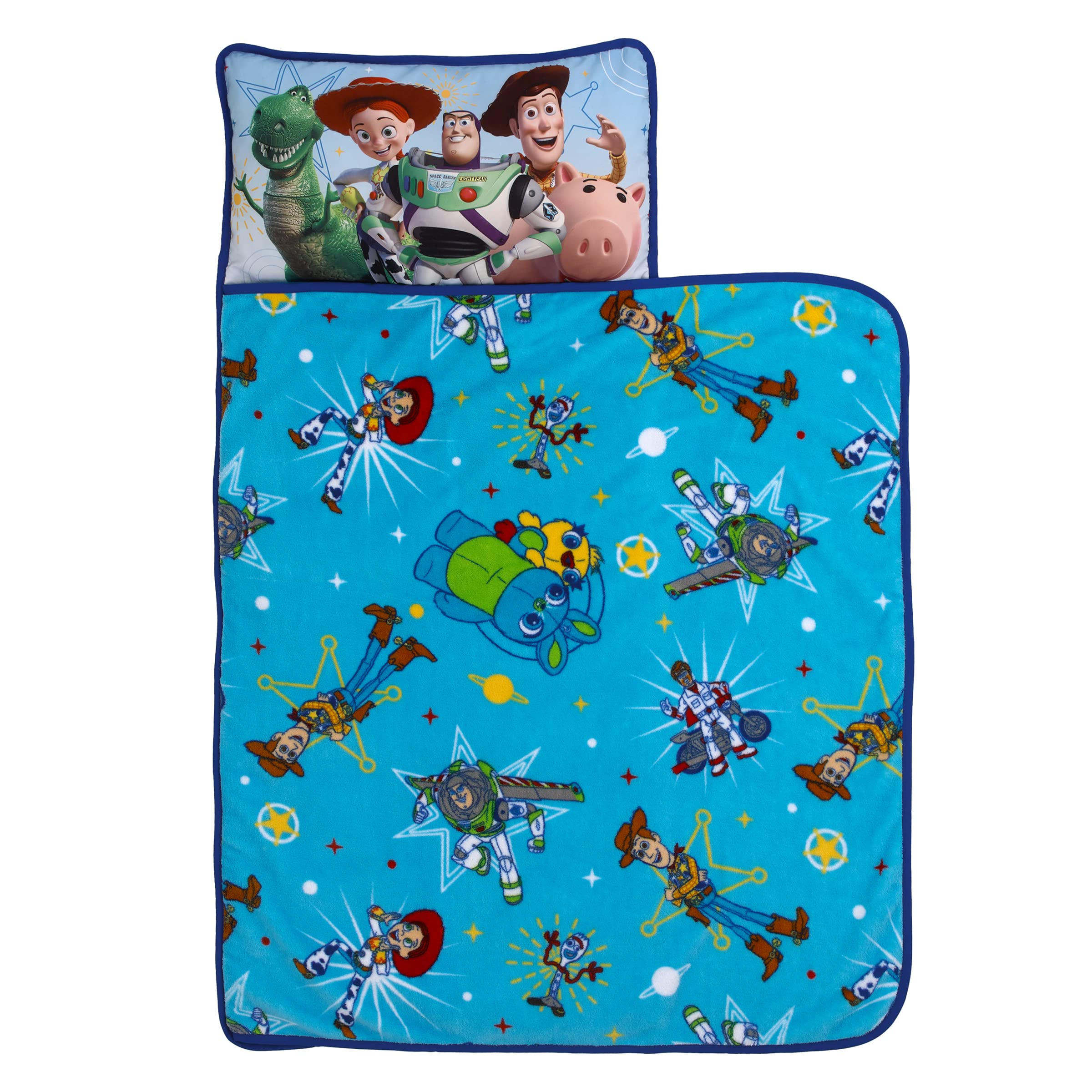NOJO Toddler Nap Mat - Soft & Comfortable Portable Sleeping Mat for Daycare, Preschool & Travel - Machine Washable & Lightweight for Kids Ages 2-5