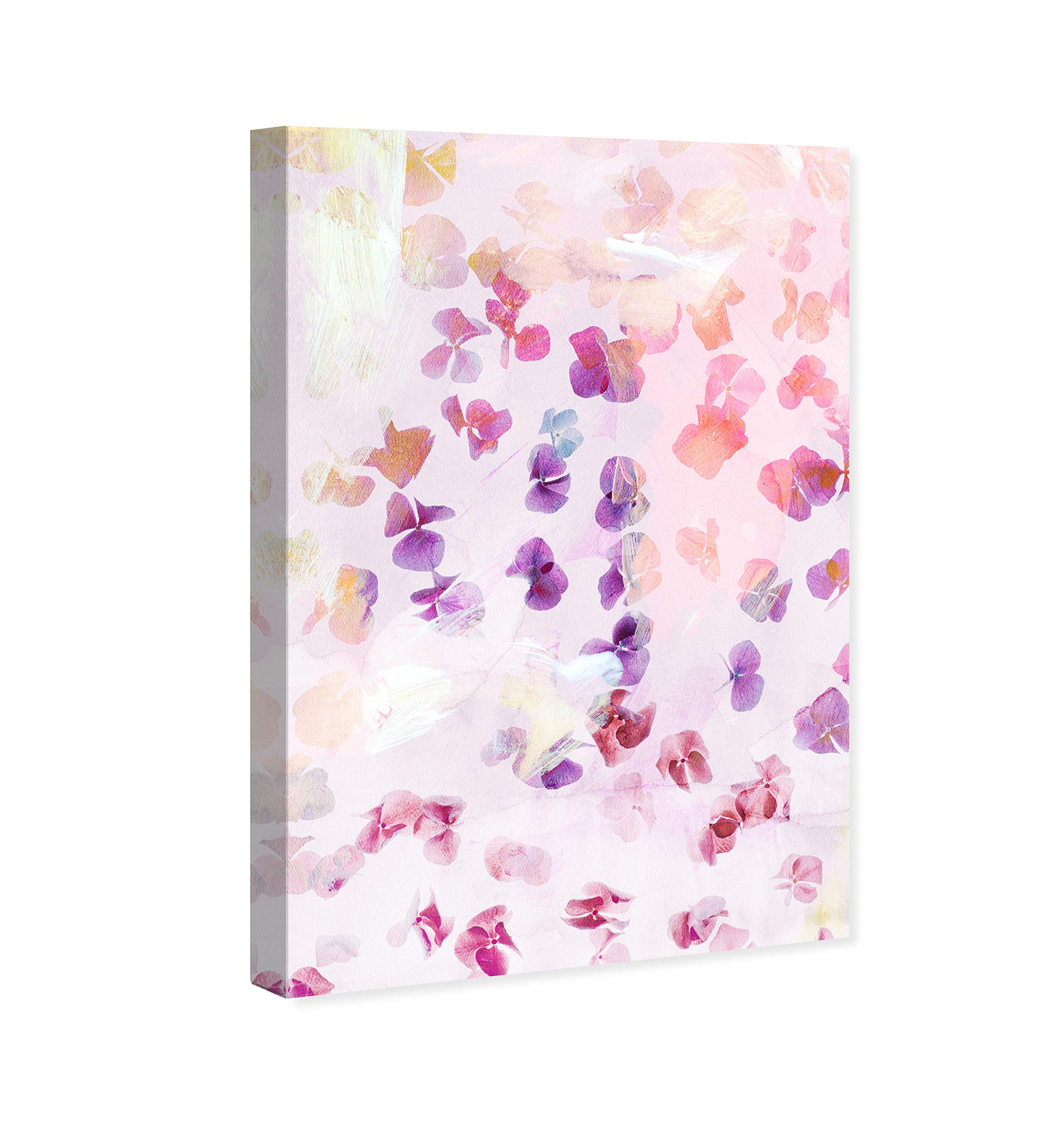 Oliver Gal Artist Co. Floral Wall Art Canvas Print - 'Cascading Flowers' Pink & Purple Botanical Painting - 30x45 Inch Modern Home Decor for Living Room, Bedroom & Office