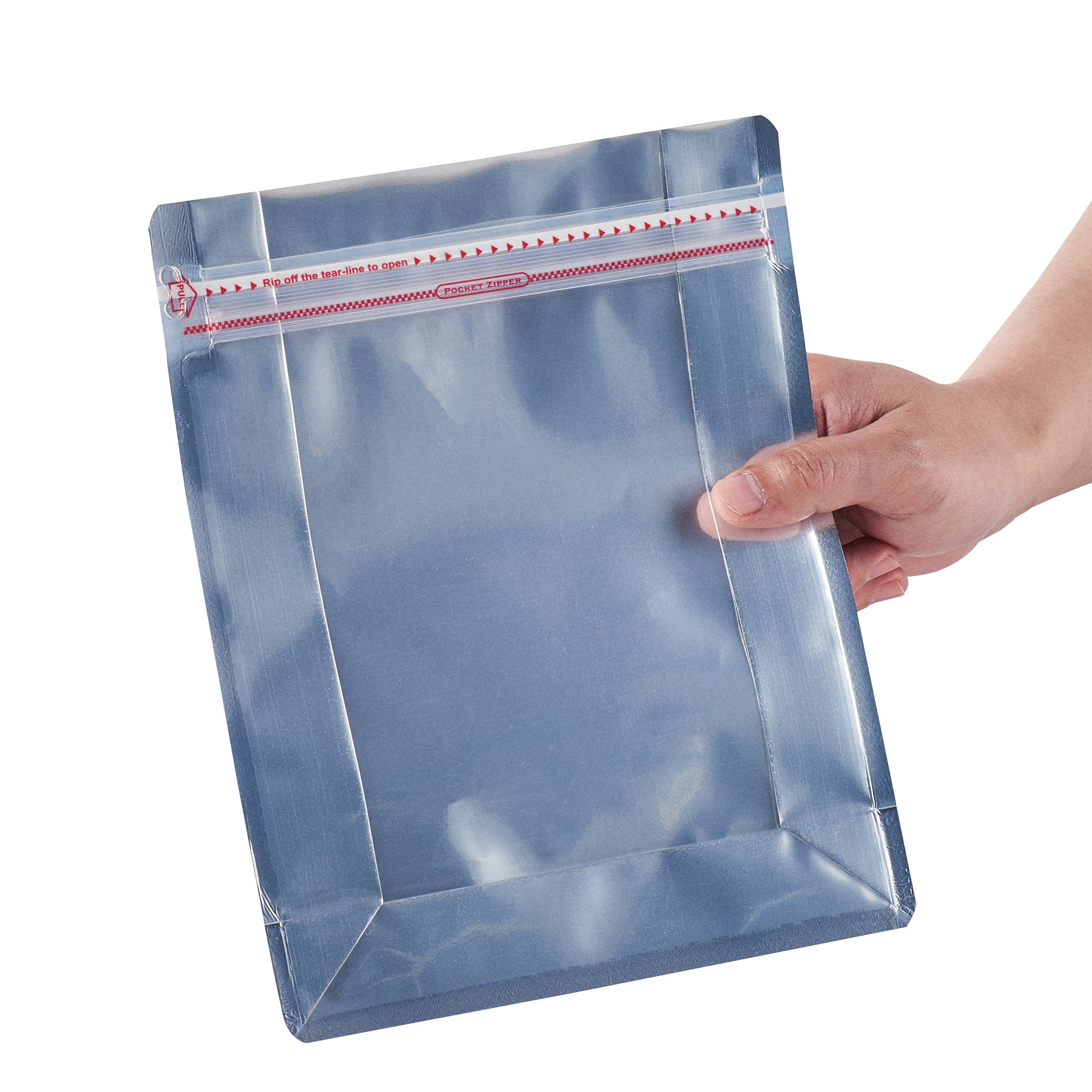 Premium Red Plastic Snack Bags - Large 9.5