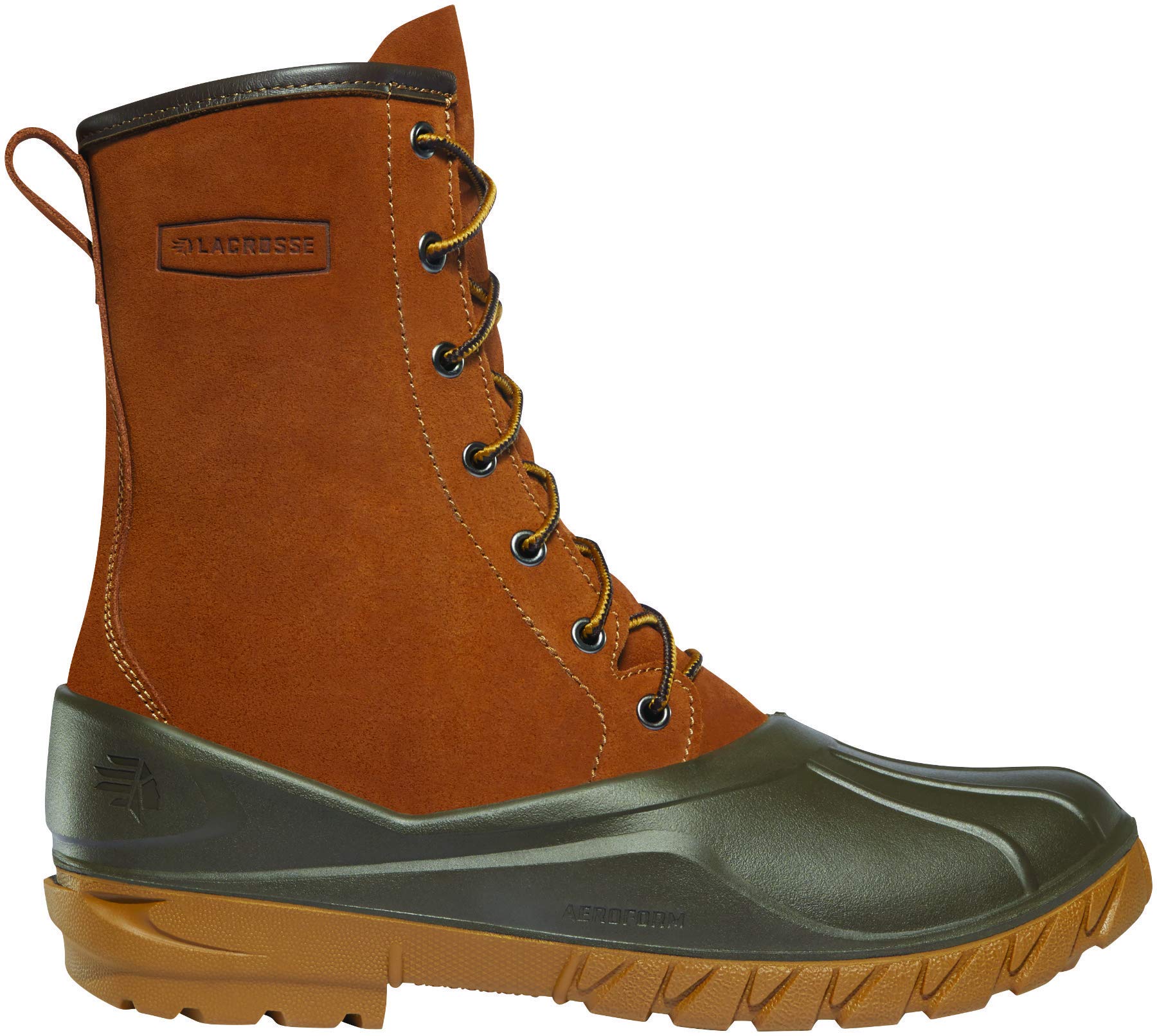 LaCrosse Men's Aero Timber 10-Inch Waterproof Hunting Boots - Durable Outdoor Boots for Hiking, Camping & Cold Weather