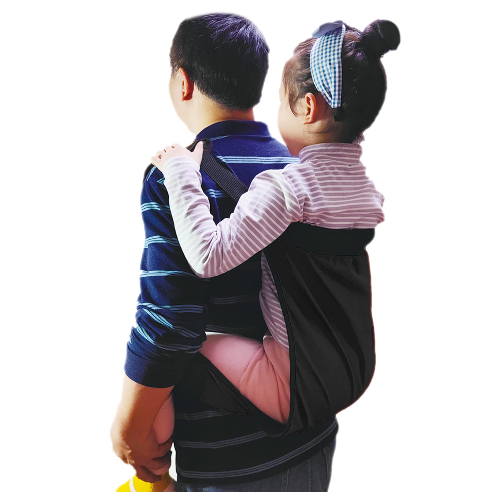 Lightweight Kids Carrier Belt - Adjustable Baby Hiking Backpack for Short Journeys & Outdoor Adventures - Secure Child Transfer to Car, Wheelchair, Vehicle, Bed & Chair - Perfect for Travel, Hiking & Daily Use (Black)