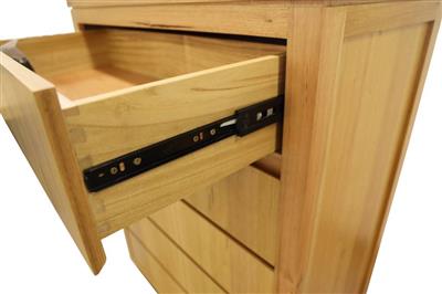 Highland 5 Drawer Tallboy Dresser - Natural Wood Bedroom Chest for Storage & Organization | Perfect for Bedrooms, Living Rooms & Dorm Rooms
