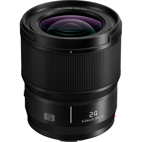 Panasonic Lumix S 24mm f/1.8 Full Frame Lens - Wide Aperture for Low Light Photography, Portraits & Landscape Shooting | Compatible with L-Mount Cameras | Perfect for Travel, Street & Event Photography