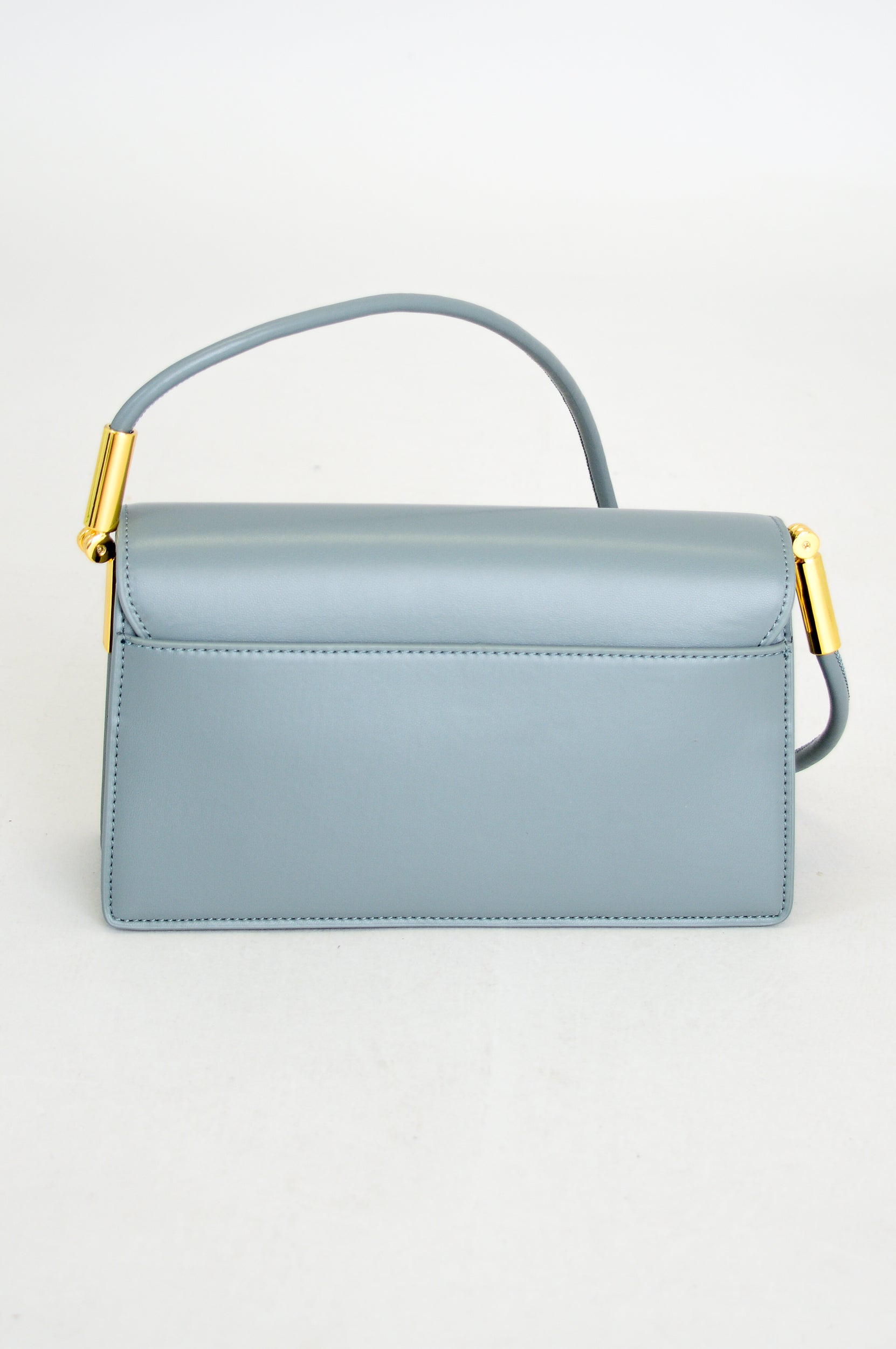 Premium Lina Leather Handbag for Women - Stylish Grey & Blue Crossbody Bag - Perfect for Work, Travel & Everyday Use