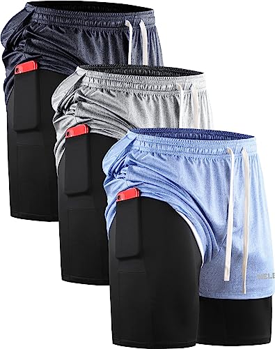 6071 Dark Grey(black),light Grey,light Blue,3 Pack
