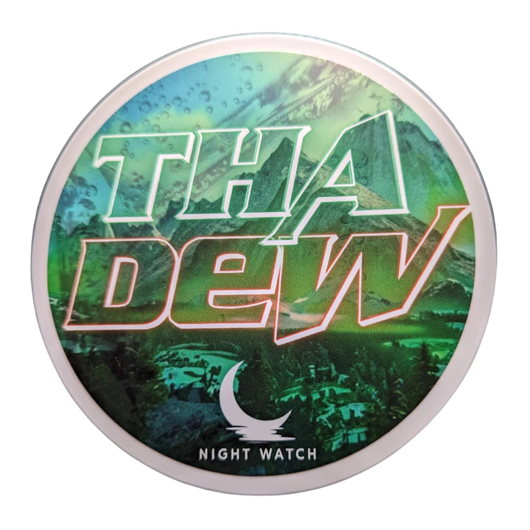 Night Watch Soap Co. Tha Dew Shave Soap - Premium Natural Shaving Cream for Men with Aloe Vera & Shea Butter - Perfect for Sensitive Skin & Daily Shaving Routine