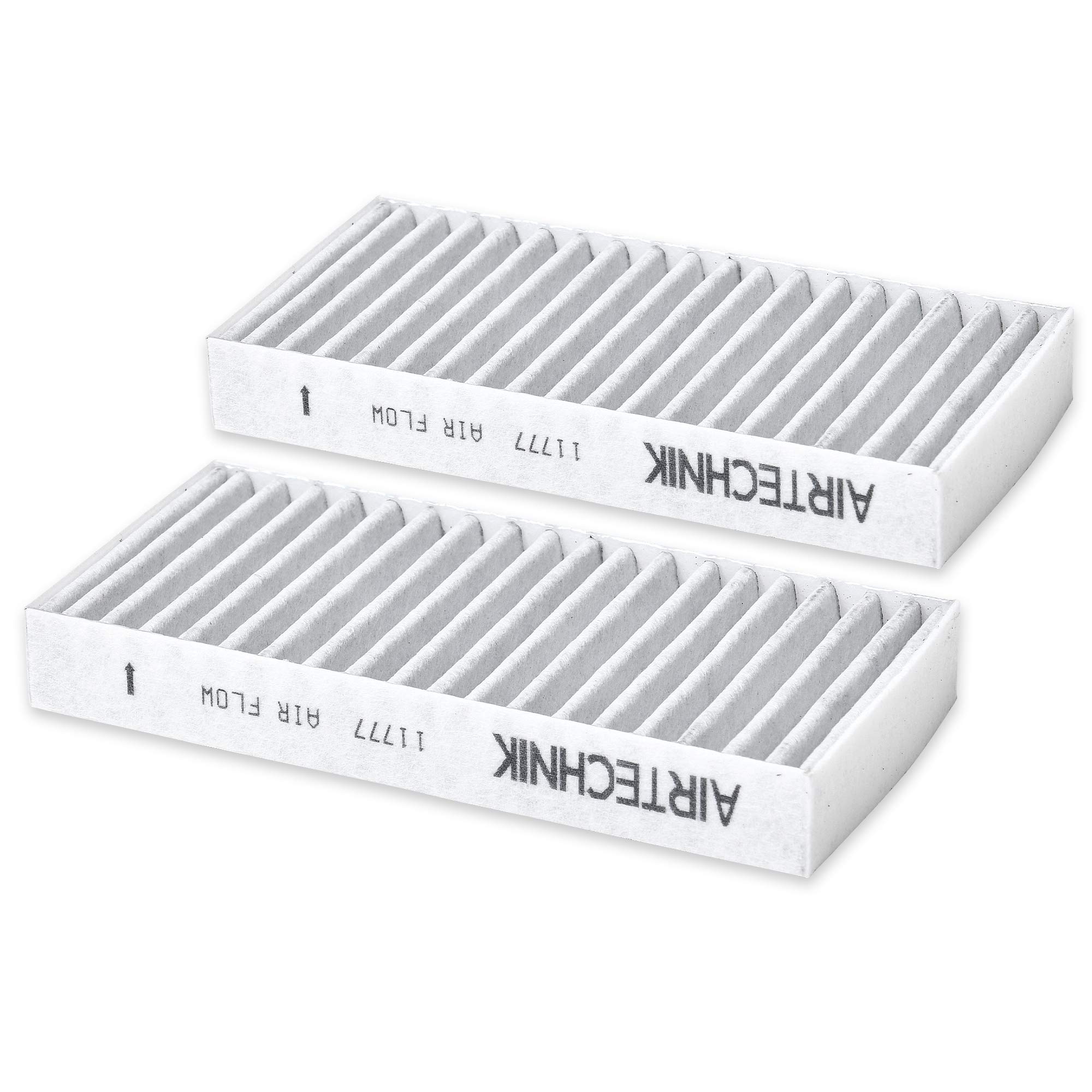 AirTechnik CF11777 Premium Cabin Air Filter with Activated Carbon - Compatible with Jeep Wrangler 2011-2017 & Wrangler JK 2018-55111302AA | Improves Air Quality, Reduces Allergens & Odors for Cleaner Cabin Air
