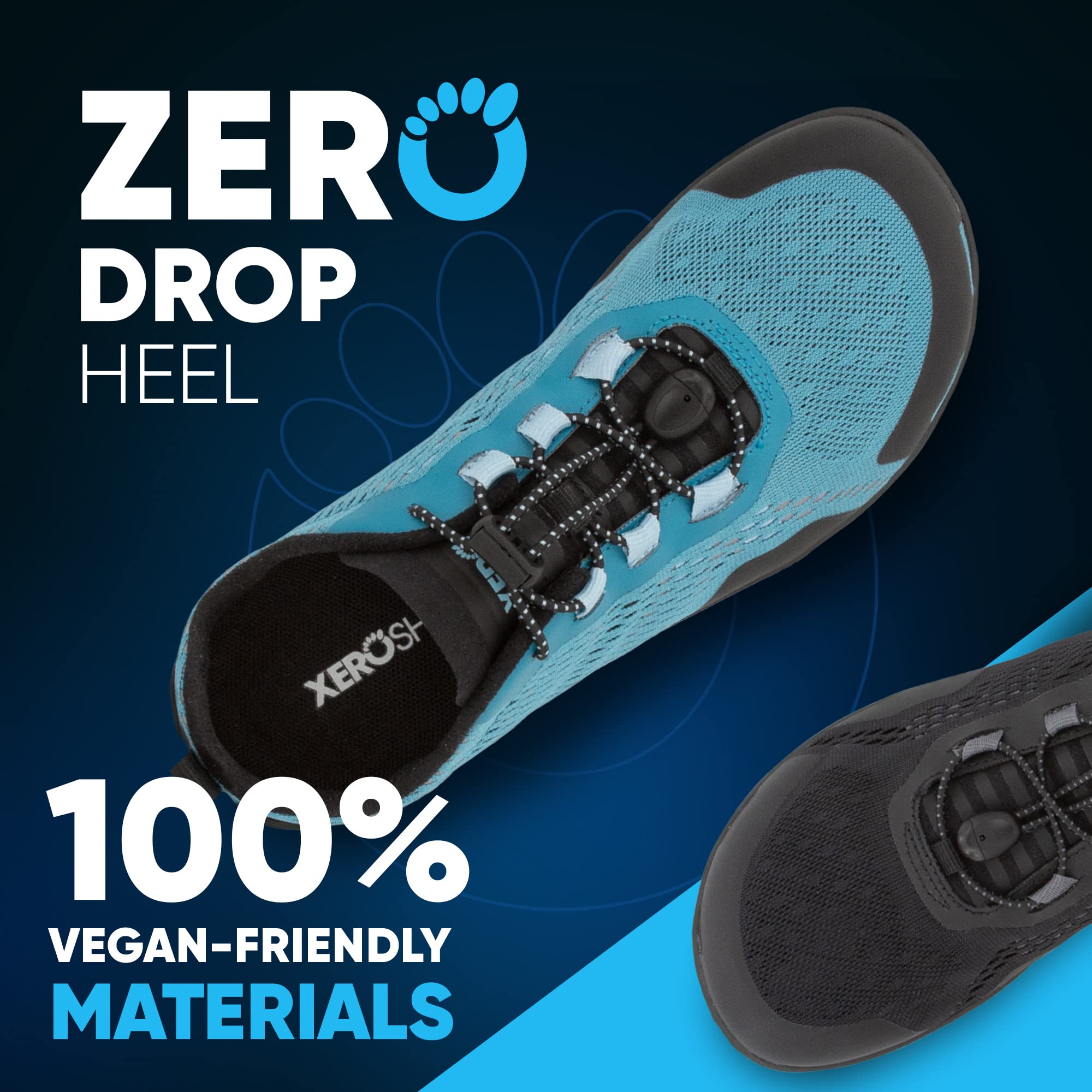 Xero Shoes Barefoot Water Shoes for Women - Aqua X Sport Minimalist Water Shoes with Wide Toe Box & Zero Drop Heel | Perfect for Beach, Hiking, Running, Swimming & Water Sports | Lightweight Quick-Dry Barefoot Shoes for Active Women