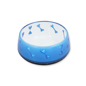 AFP Dog Love Bowl - Non-Slip Pet Food & Water Dish for Small & Medium Dogs, Durable Ceramic Bowl with Anti-Spill Design - Perfect for Home, Travel & Outdoor Use