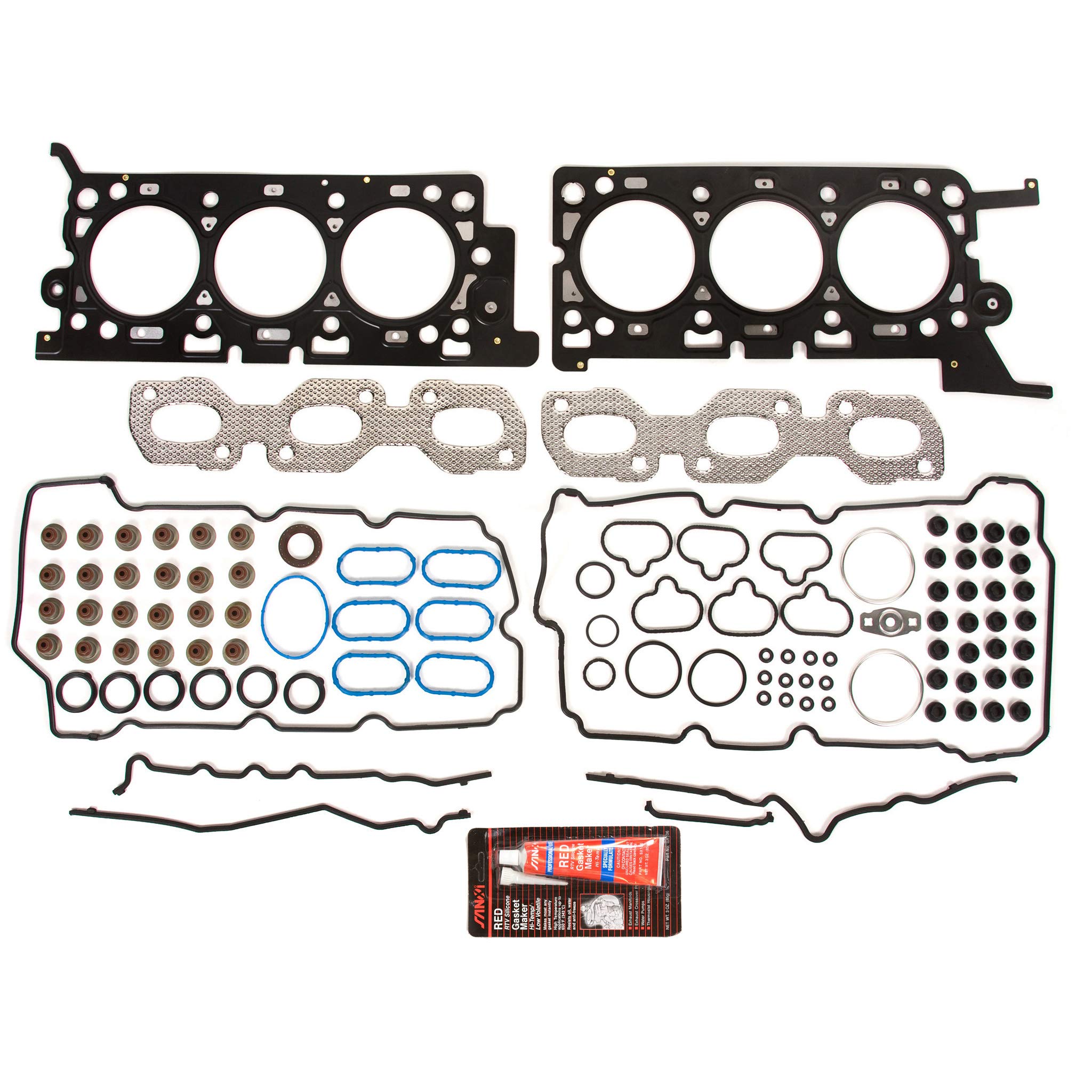 MA-4216908857 Head Gasket Set Compatible with 2006-2007 Ford Five Hundred, Freestyle & Mercury Montego 3.0L DOHC V6 Engine - Perfect for Engine Repair, Maintenance & Performance Upgrades