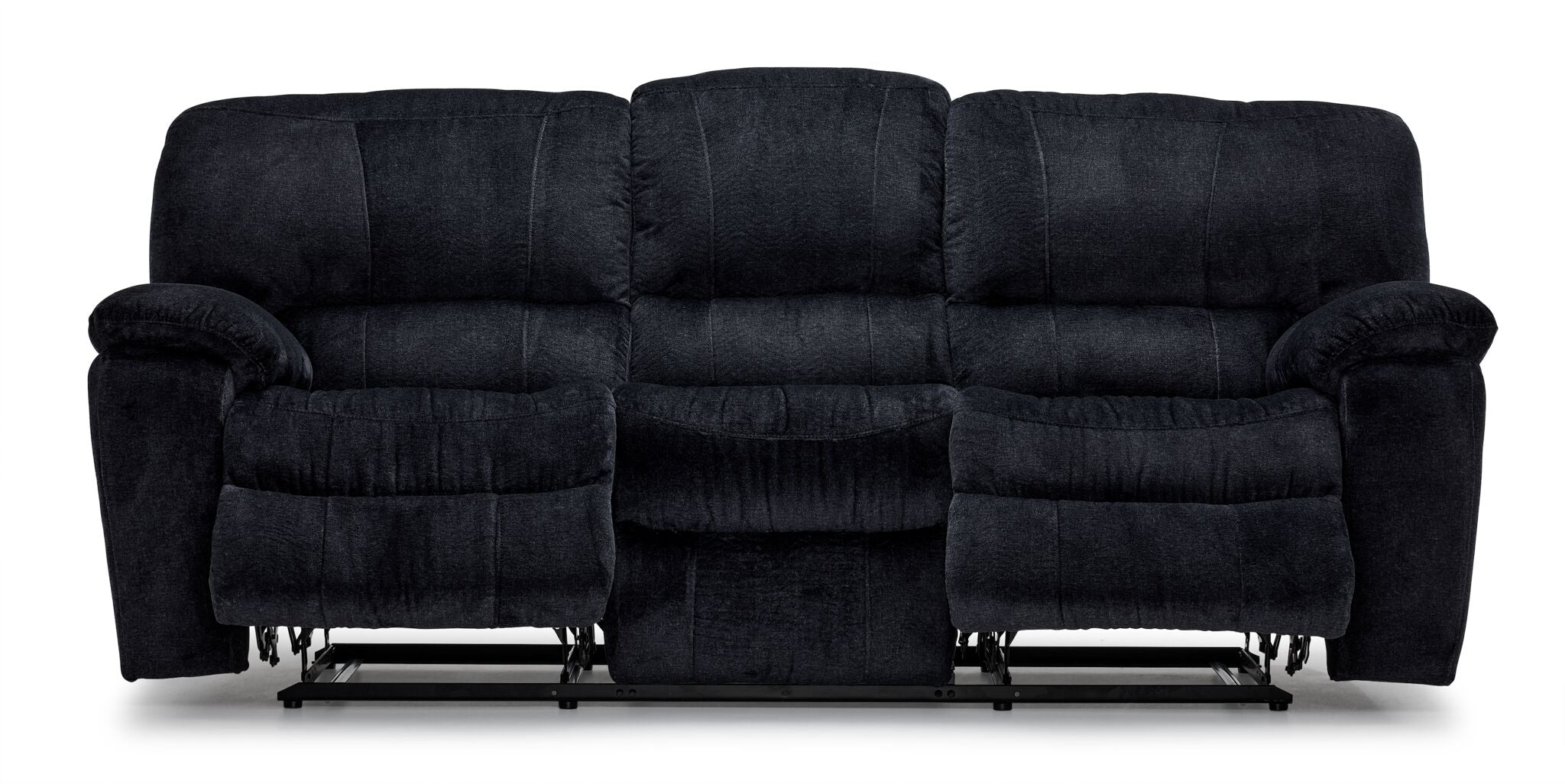 Comfortable Burma Reclining Sofa in Graphite - Modern Living Room Furniture for Relaxation & Entertainment
