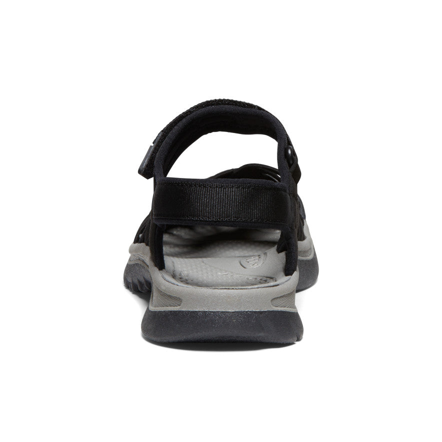 Women's Rose Sandal - Comfortable Black & Neutral Gray Summer Sandals for Beach, Walking & Casual Outfits
