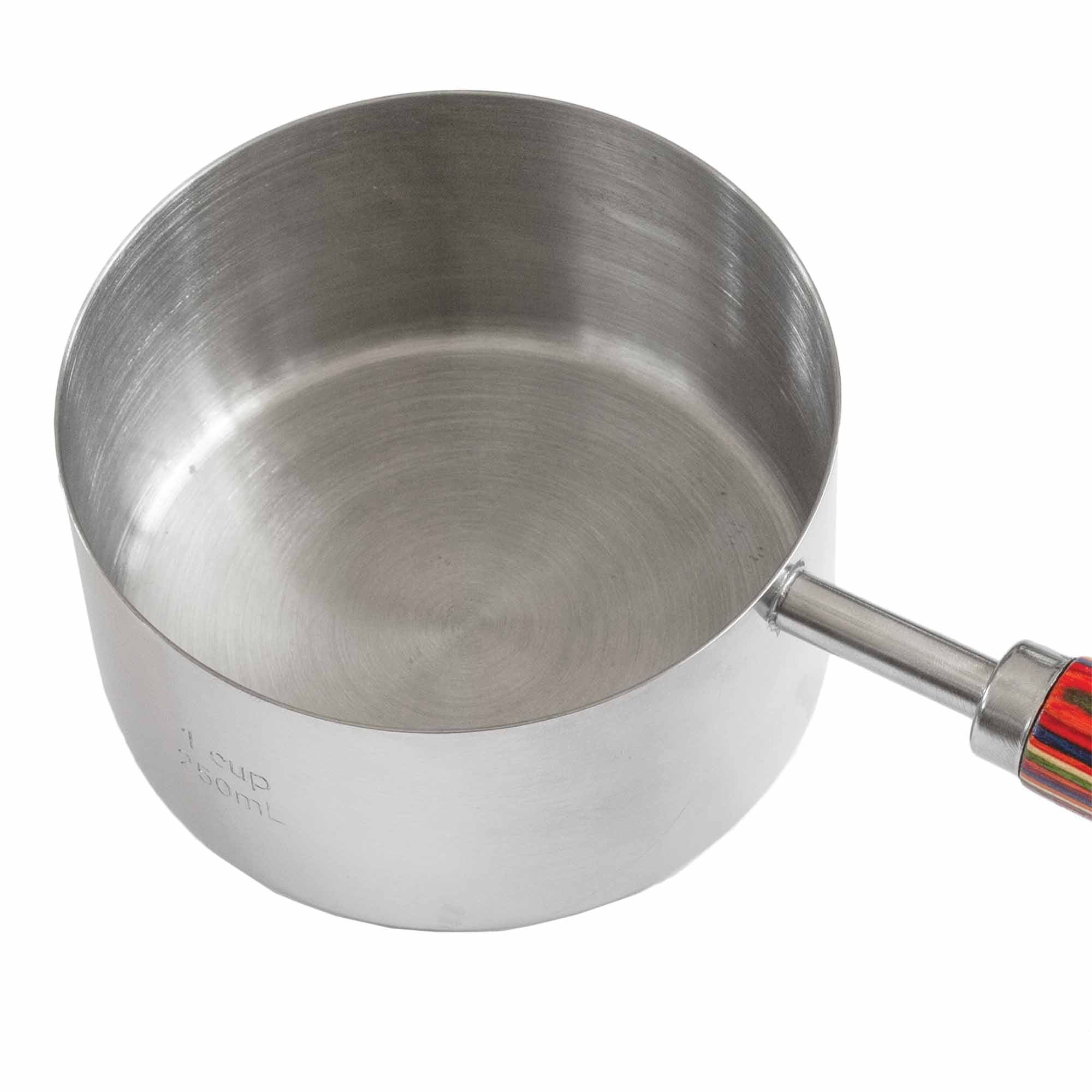 Baltique® Marrakesh Collection 4-Piece Measuring Cup Set - Durable Plastic Measuring Cups for Baking, Cooking & Kitchen Use - Perfect for Dry & Liquid Ingredients (1/4, 1/3, 1/2 & 1 Cup)