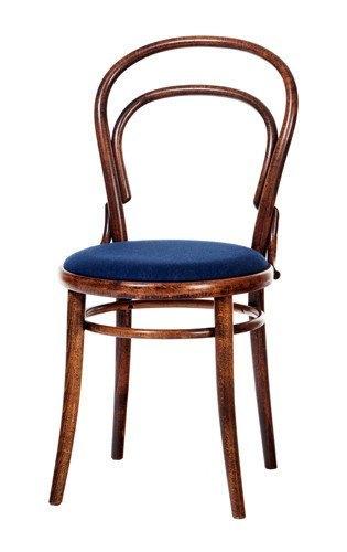 Ton Michael Thonet No. 14 Upholstered Bentwood Chair - Classic Cafe & Dining Room Furniture for Restaurants, Bistros and Home Decor