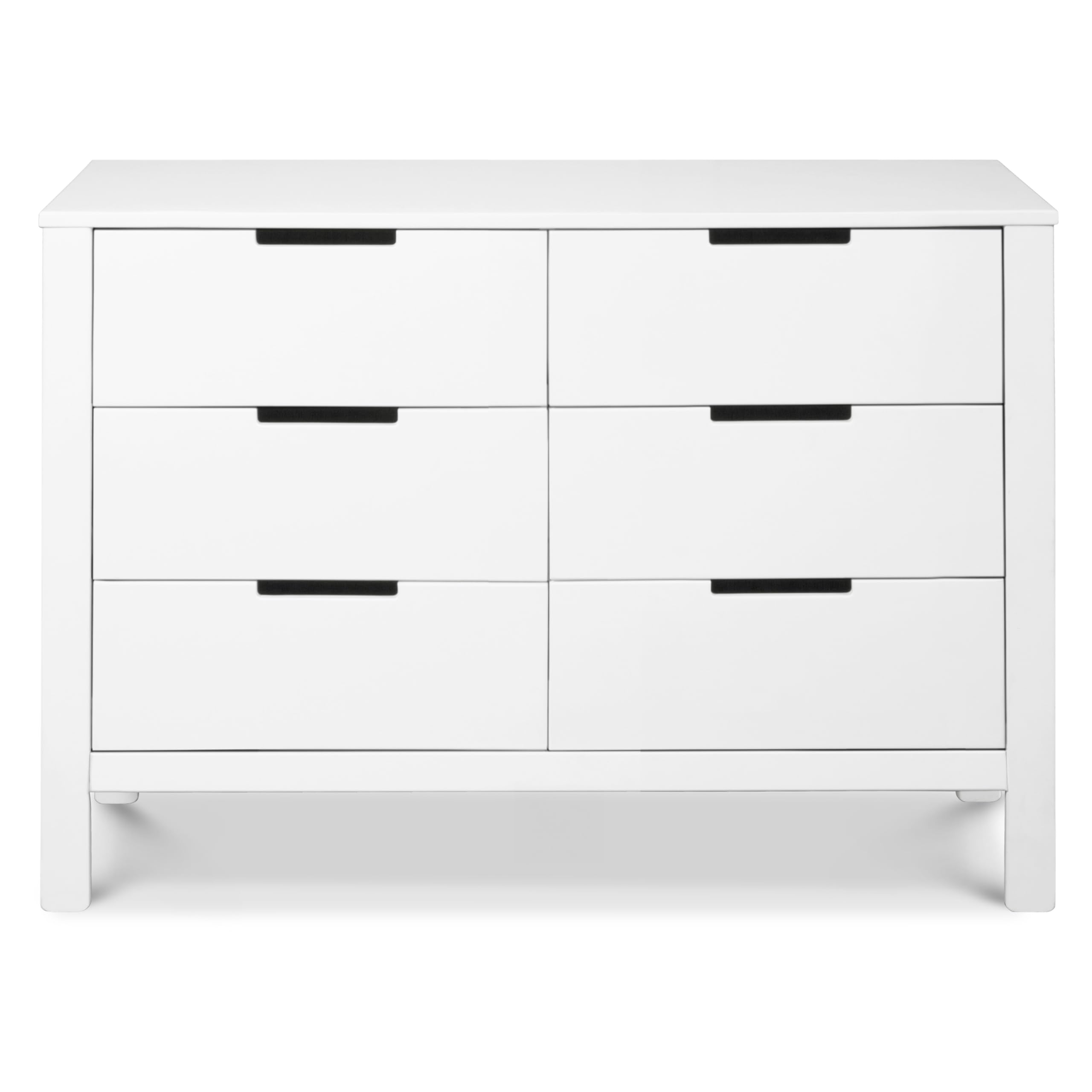 Carter's by DaVinci Colby 6-Drawer White Dresser - Nursery & Kids Room Storage Furniture for Baby Clothes, Toys & Organizing Essentials