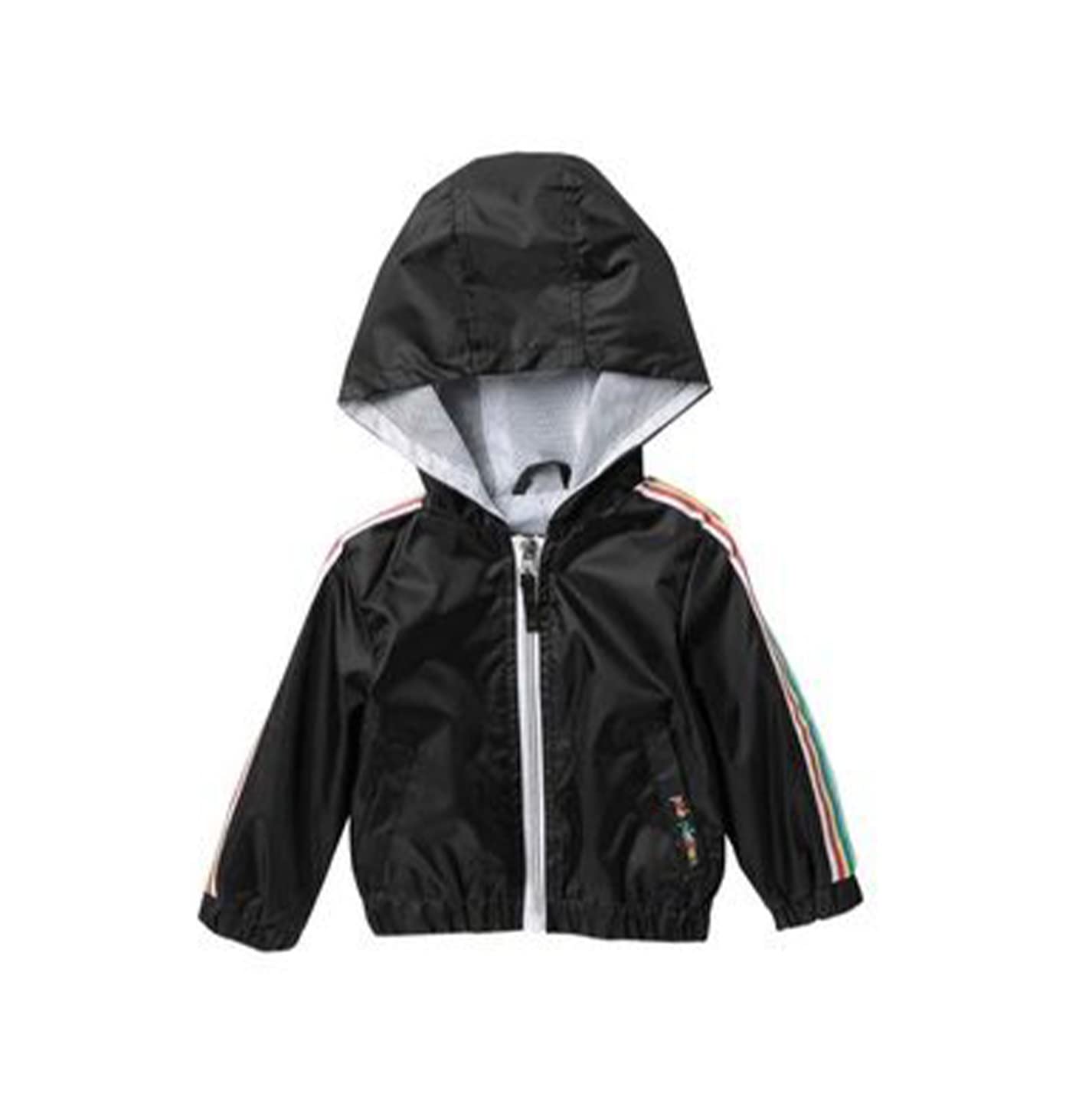 Pink Platinum Girls Windbreaker Jacket - Lightweight Waterproof Hooded Jacket for Outdoor Activities, Running, Hiking & School