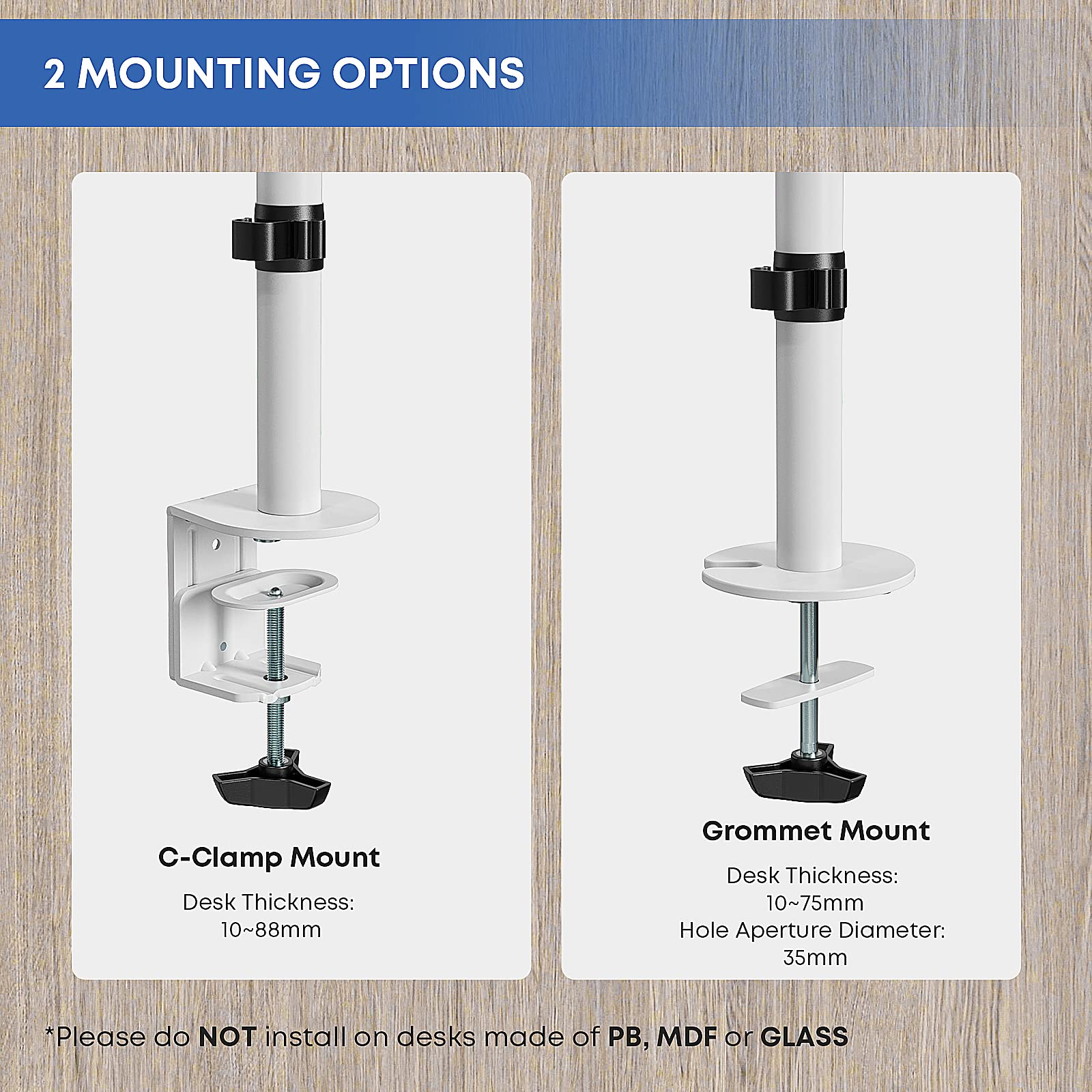 PUTORSEN 3 Monitor Stand for 13