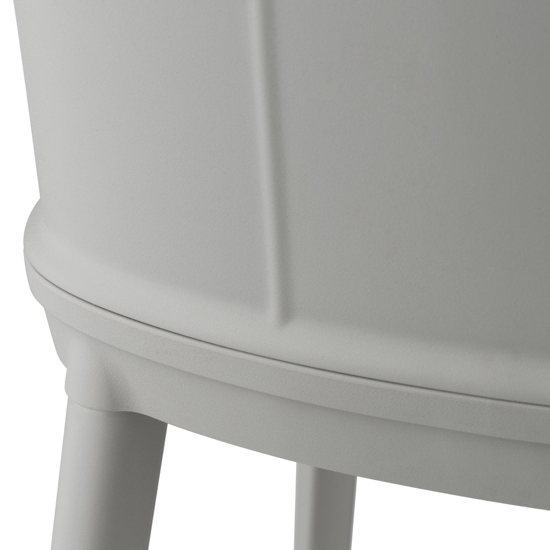 Allez Outdoor Dining Chair - Lightweight Patio Chairs for Backyard, Garden, Poolside & Restaurant - Weather-Resistant Aluminum Bistro Seating