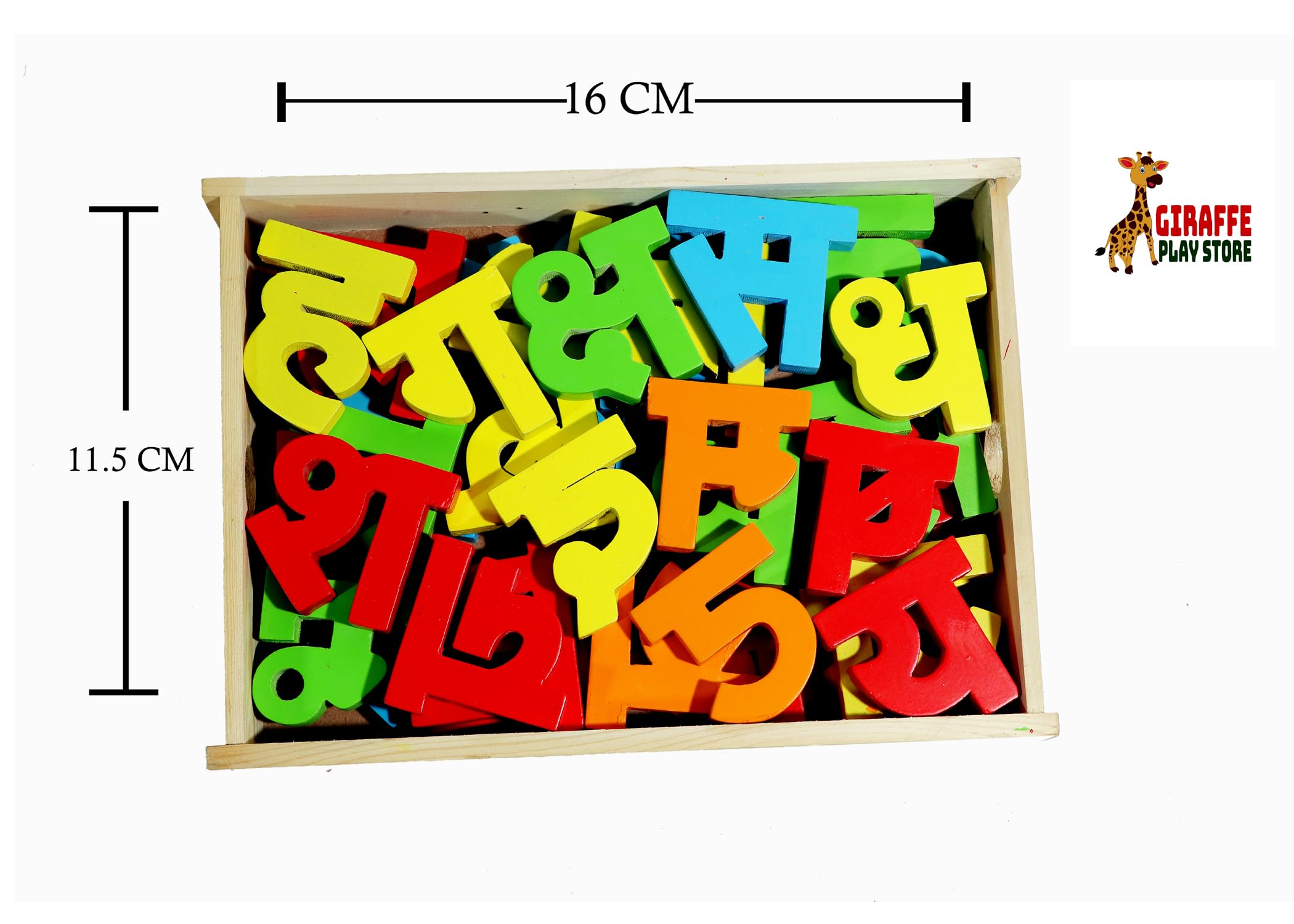 Premium Wooden Hindi Consonants Alphabet Toys for Kids - Educational Learning & Language Development - Perfect for Preschool, Montessori & Homeschooling Playtime