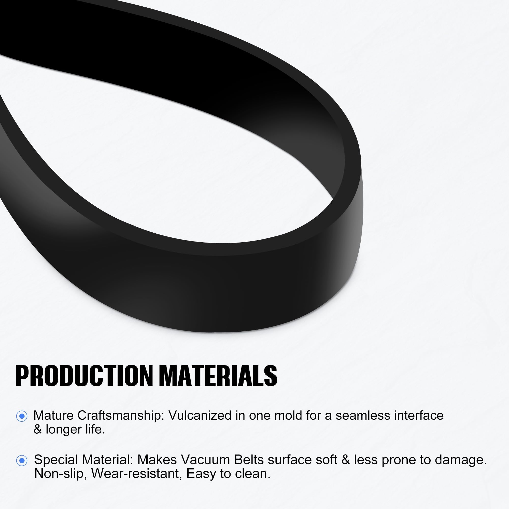 Eureka PowerSpeed Vacuum Cleaner Replacement Belt - 2 Pack (Fits Models NEU180, NEU182, NEU182A, NEU182B, NEU186) - Durable Vacuum Accessory for Quick & Easy Cleaning at Home or Office