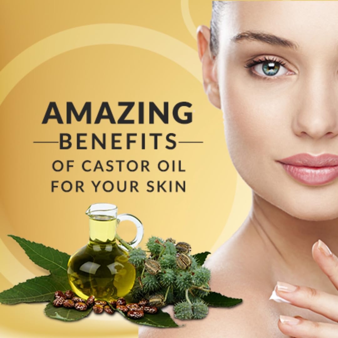 Virgin Cold Pressed Castor Oil 30ml - Hair Growth, Skin & Nail Care for Beauty Routine