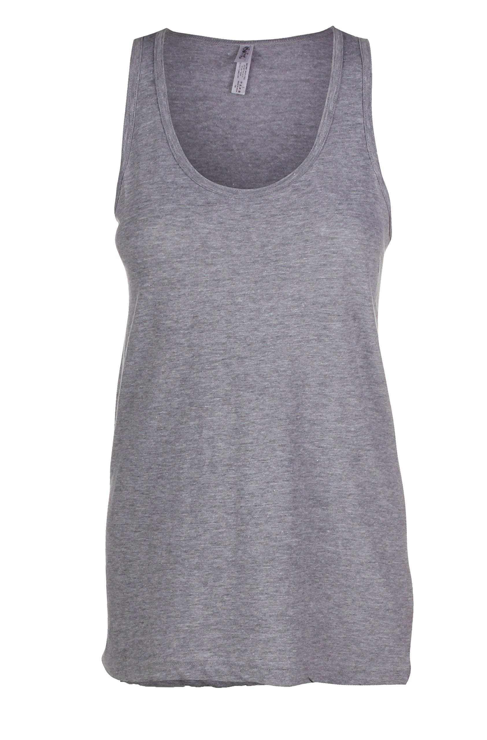 Women's Loose Fit Tank Top - Soft Breathable Relaxed Flowy Casual Summer T-Shirt (Heather Gray) | Perfect for Yoga, Beach & Everyday Wear