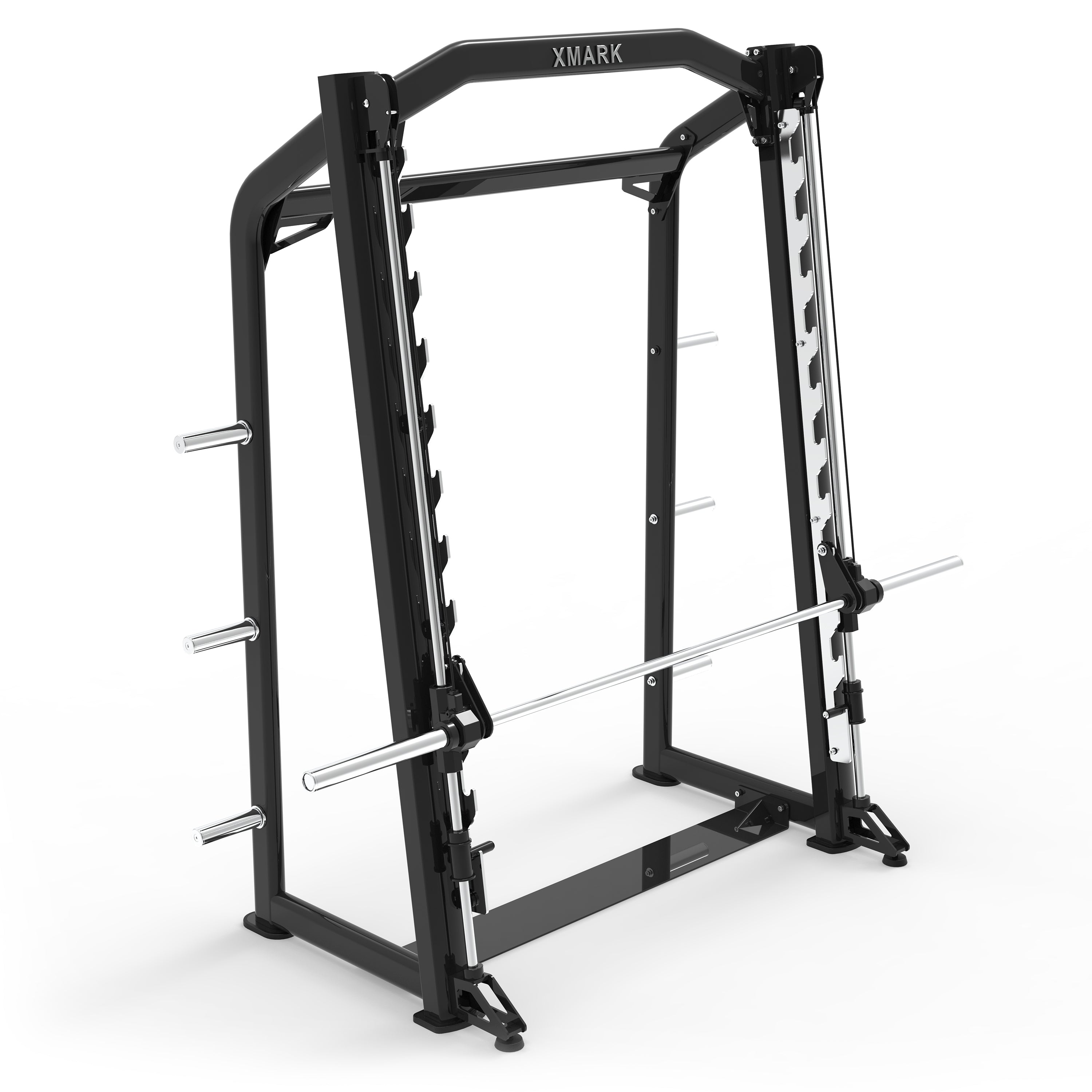 Commercial Smith Machine for Home & Gym - Heavy Duty Power Rack with Safety Bars - Perfect for Weight Training, Strength Workouts & Fitness Exercises