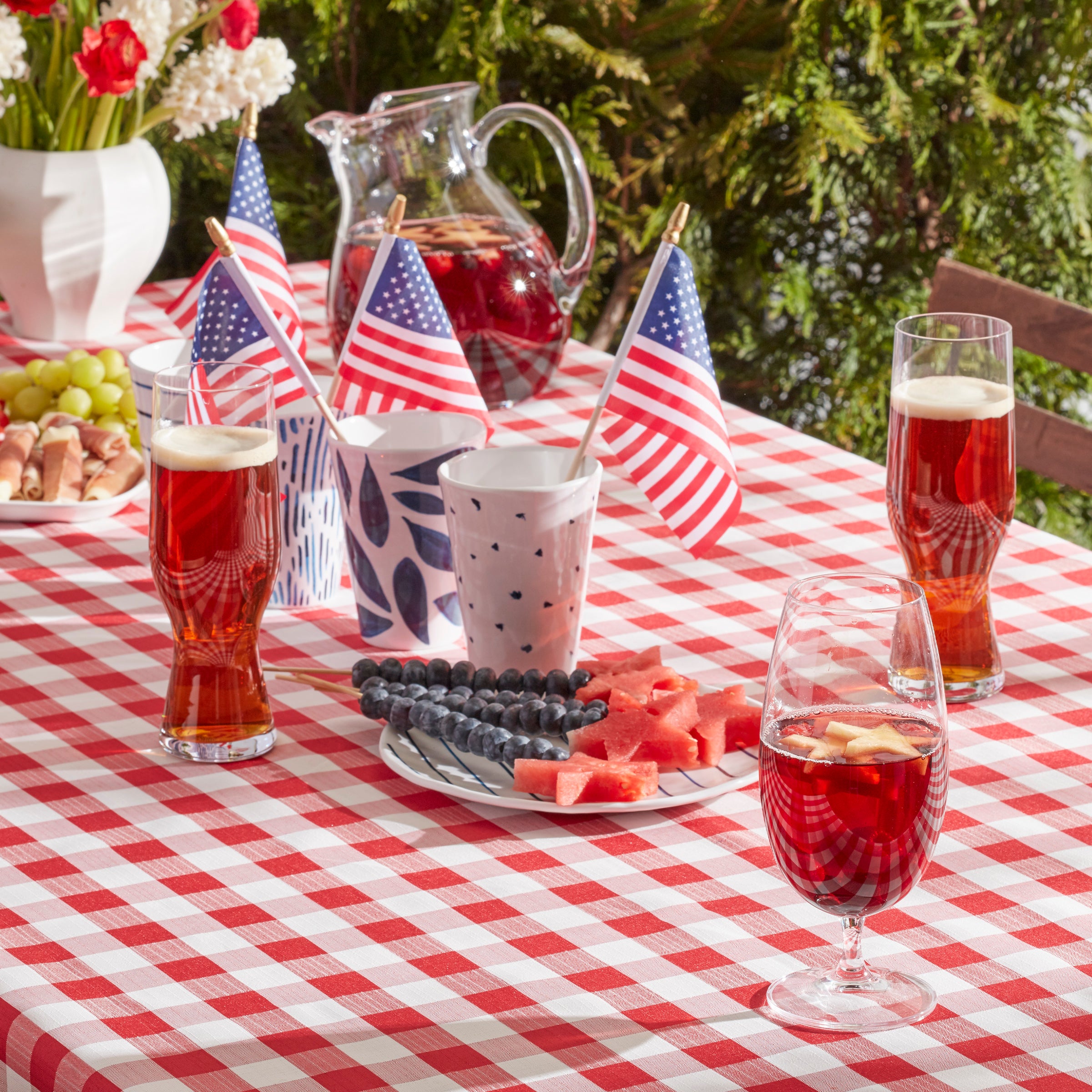 Premium Blue Bay Melamine Tumblers - Set of 4 Unbreakable Cups for Outdoor, Picnic, Pool Party & Home Use