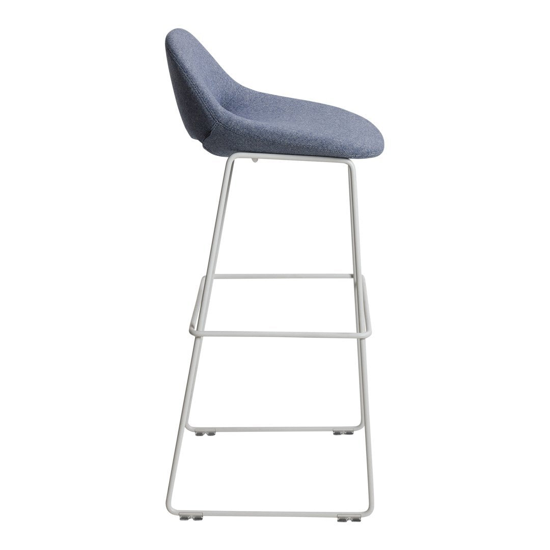 Beso Barstool with Sledge Base - Modern Kitchen & Bar Stool for Home, Restaurant, and Cafe Use