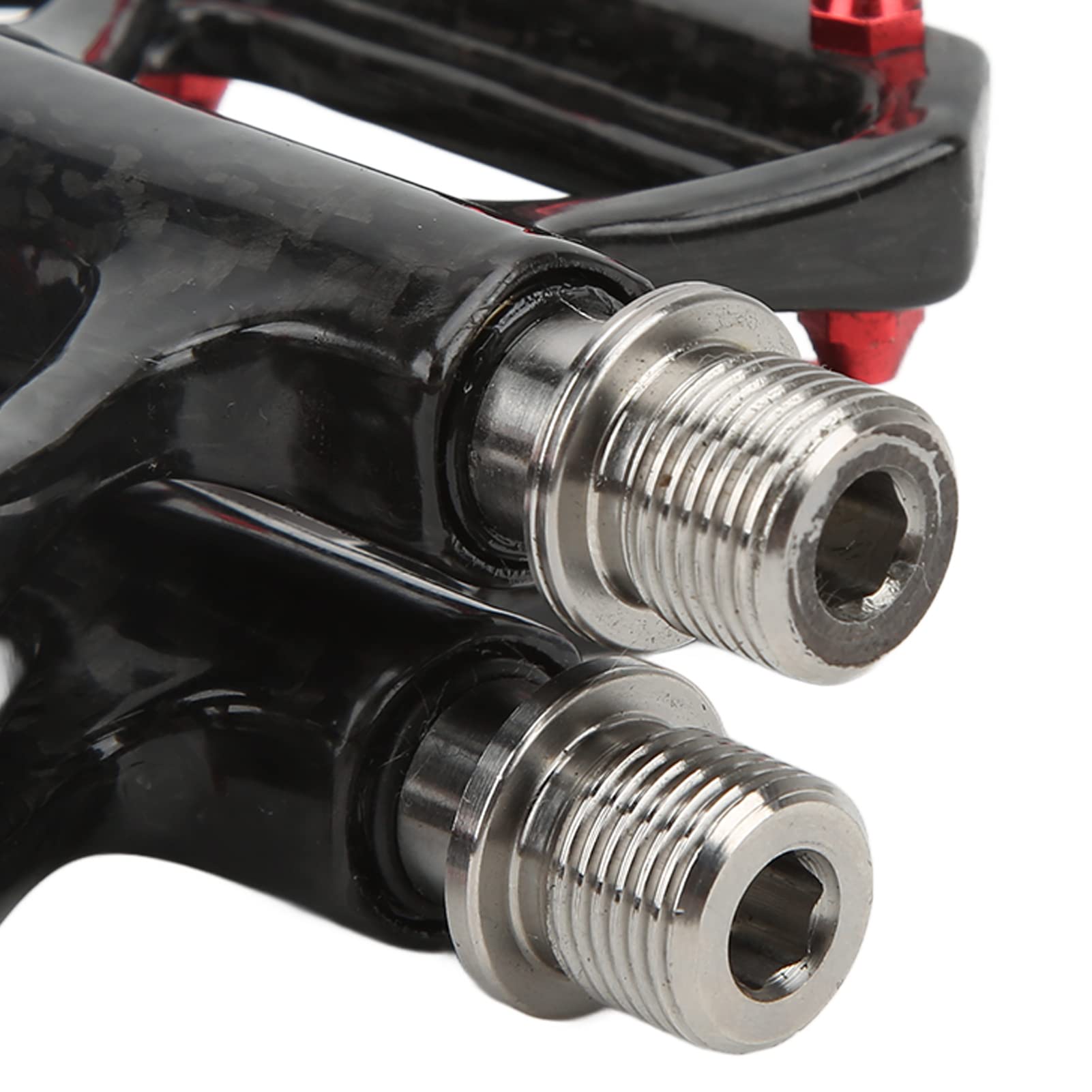 Premium Carbon Fiber Bike Pedals - 1 Pair with 3 Bearings Axle for MTB & Road Bikes | Lightweight & Durable Cycling Pedals for Mountain & Commuter Bikes