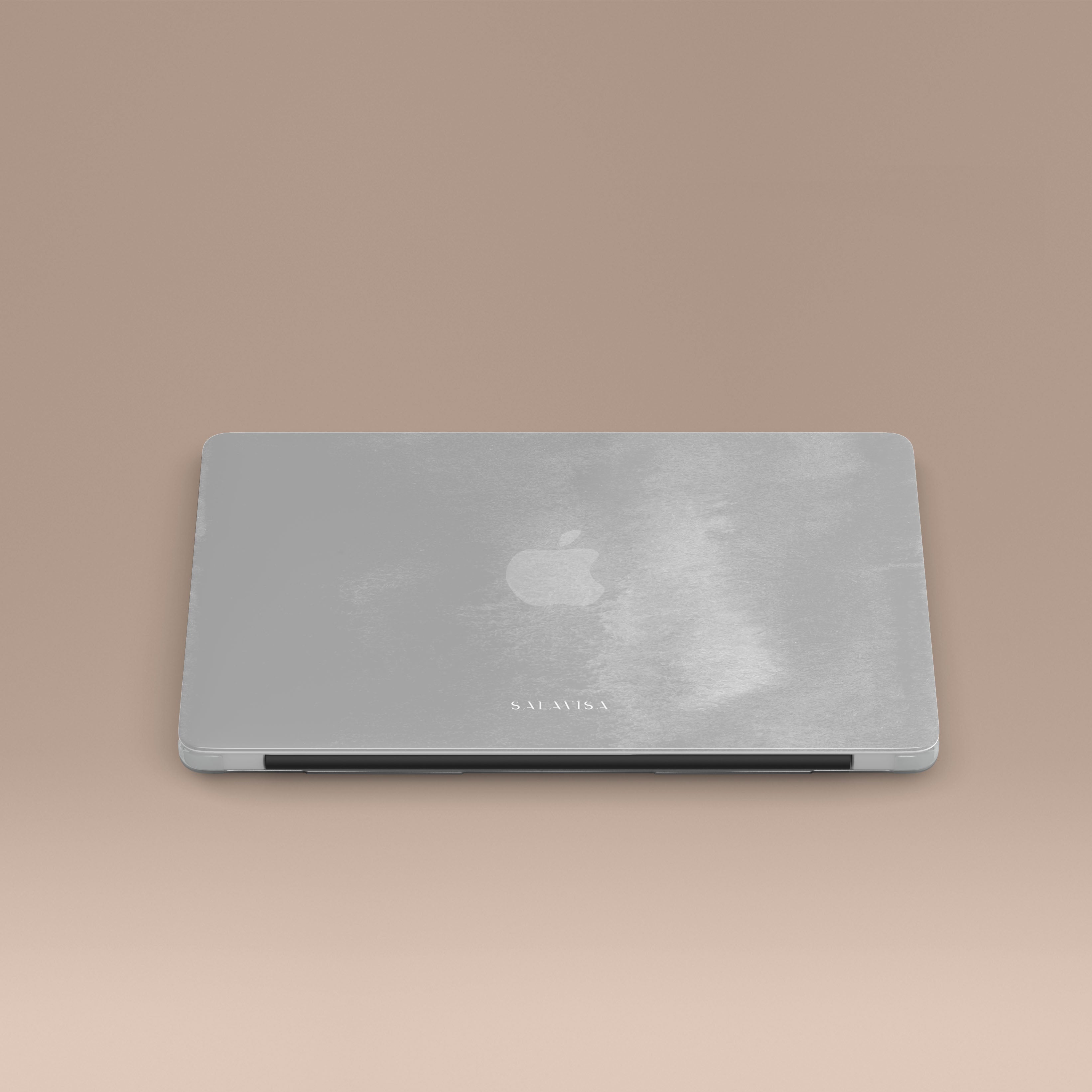 Light Grey Watercolor MacBook Case - Stylish Protective Cover for MacBook Air & Pro - Perfect for Work, Travel & Everyday Use