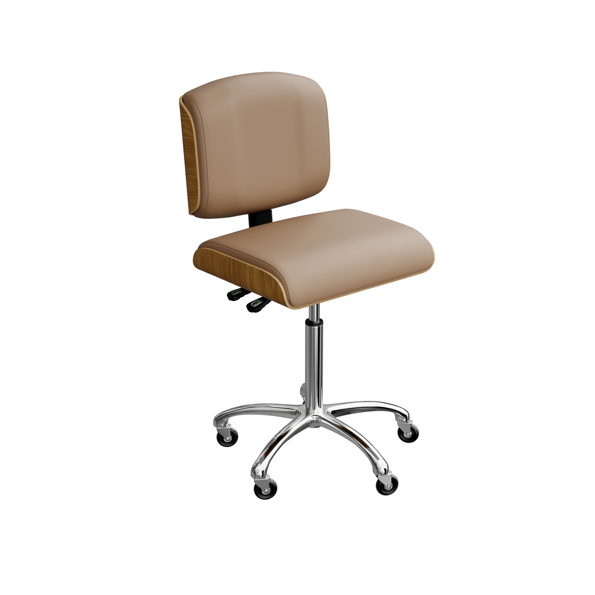 BENTLEY Luxury Beauty Esthetician Stool - Adjustable Rolling Stool for Salon, Spa & Makeup Artists - Ergonomic Hydraulic Styling Chair with Wheels - Perfect for Facial Treatments, Nail Art & Tattoo Parlors