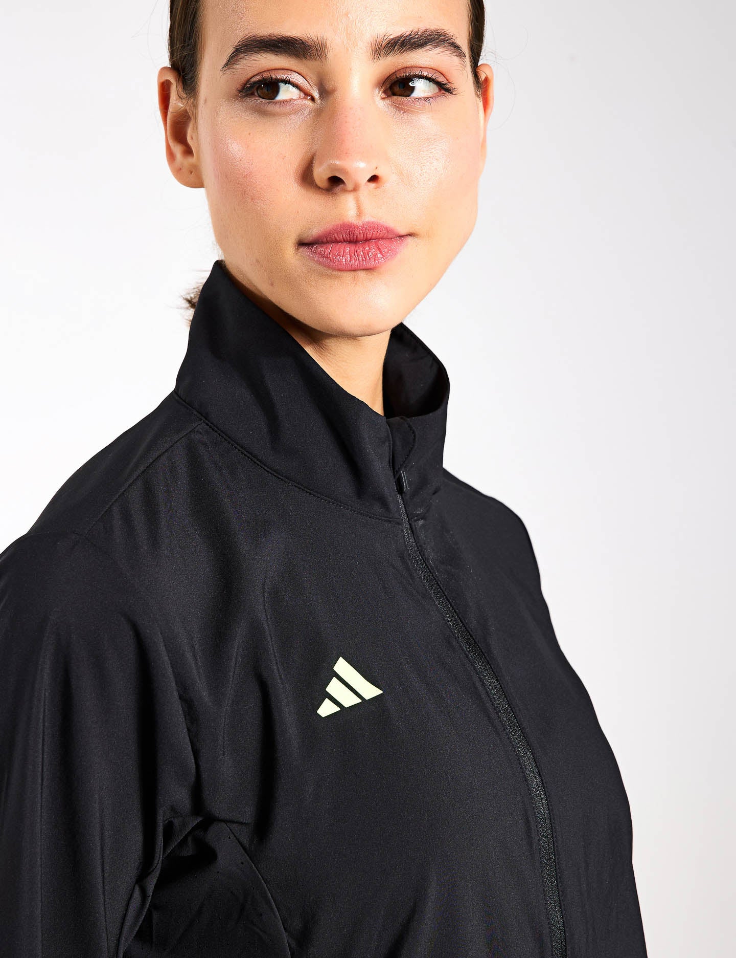 Adizero Essentials Running Jacket for Men & Women - Lightweight Waterproof Windbreaker for Outdoor Jogging & Training - Black