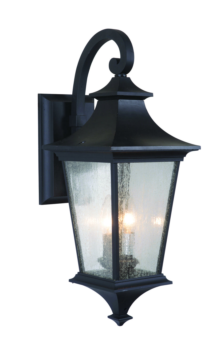Argent Two Light Wall Mount in Midnight - Modern Sconce for Bedroom, Living Room, and Hallway Lighting